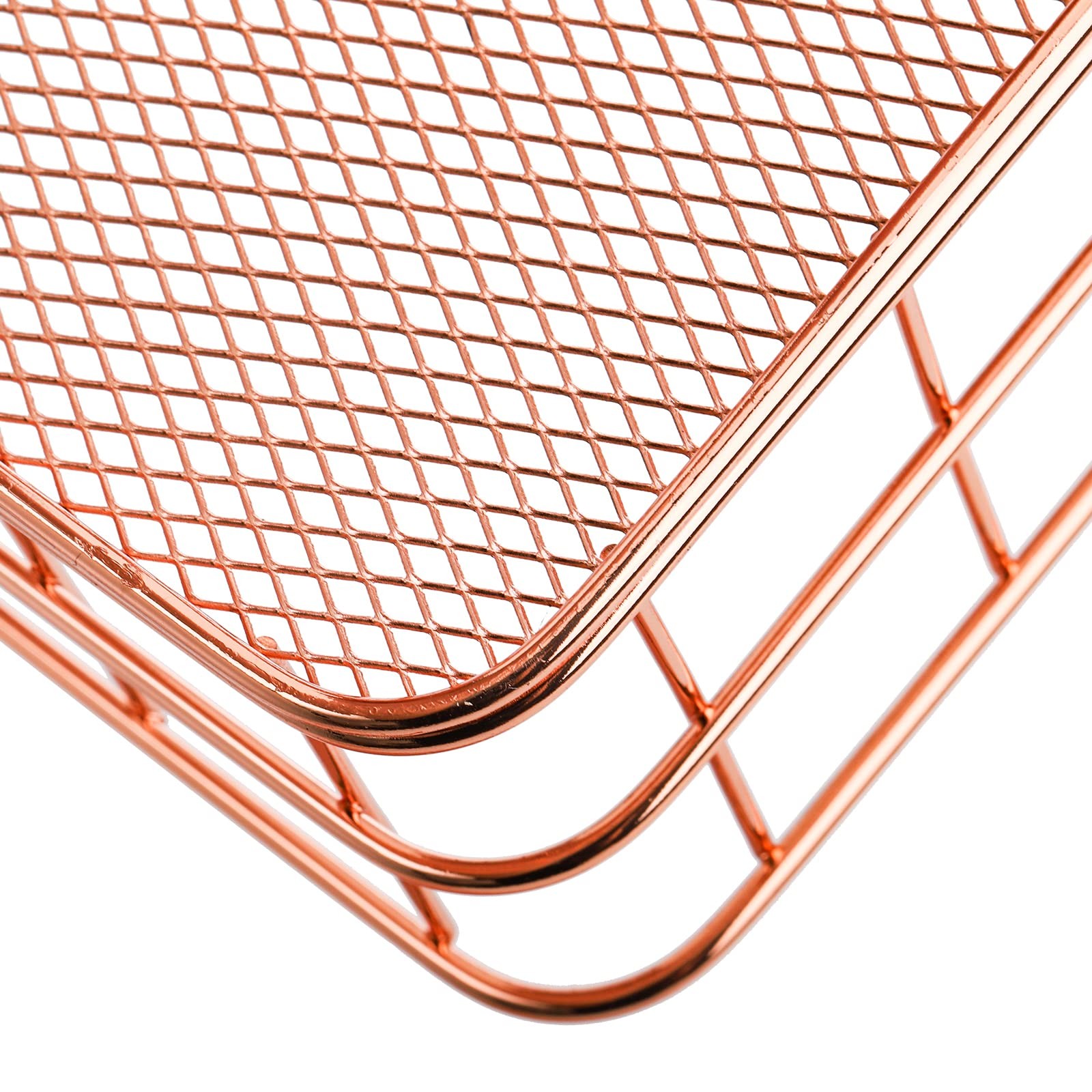 Hacaroa 4 Pack Rose 9.5 x 6.5 x 2.5 inches; 6.7 x 4.8 x 2.3 inches, gold