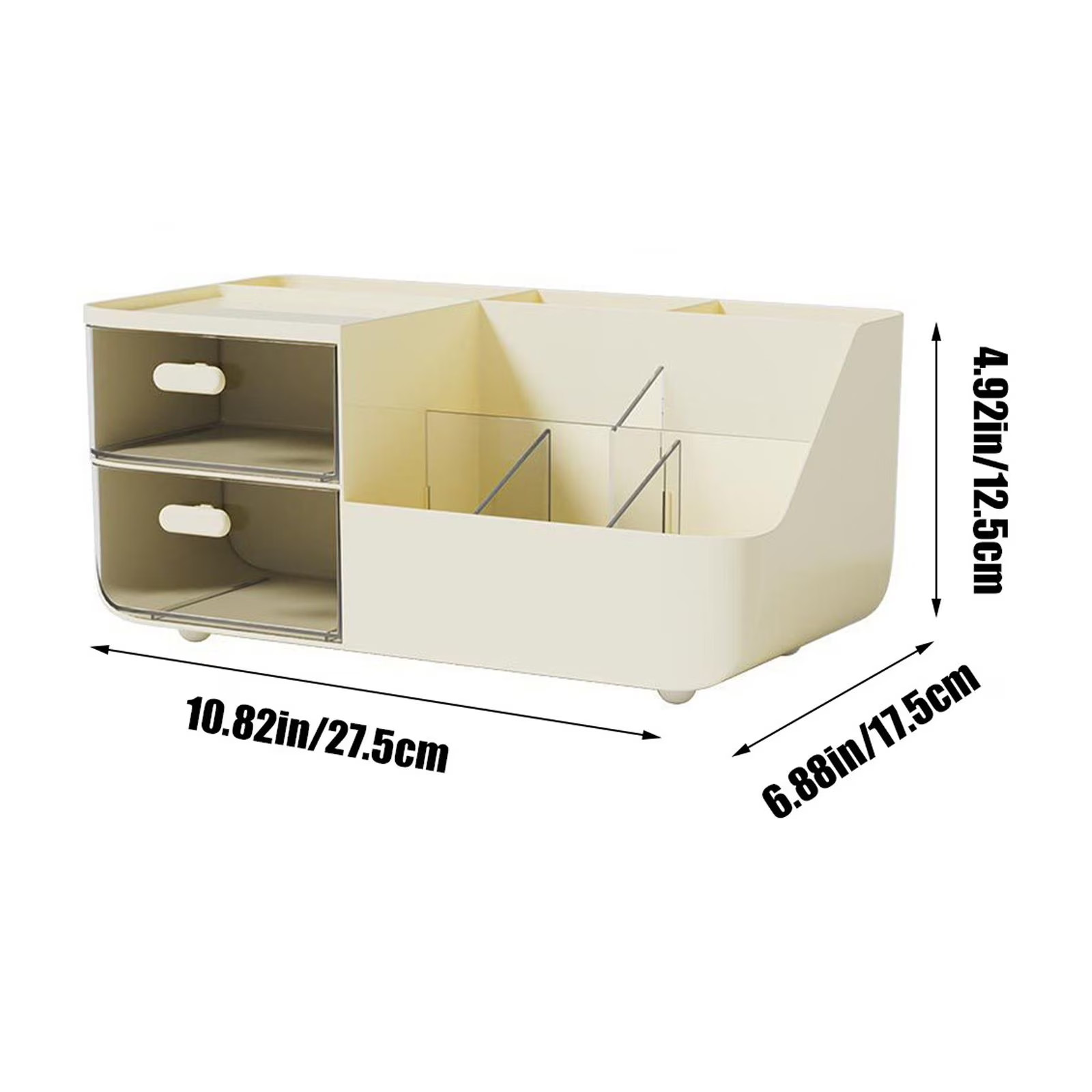Desk Organizer with 2 Drawer Pencil Pen Holder
