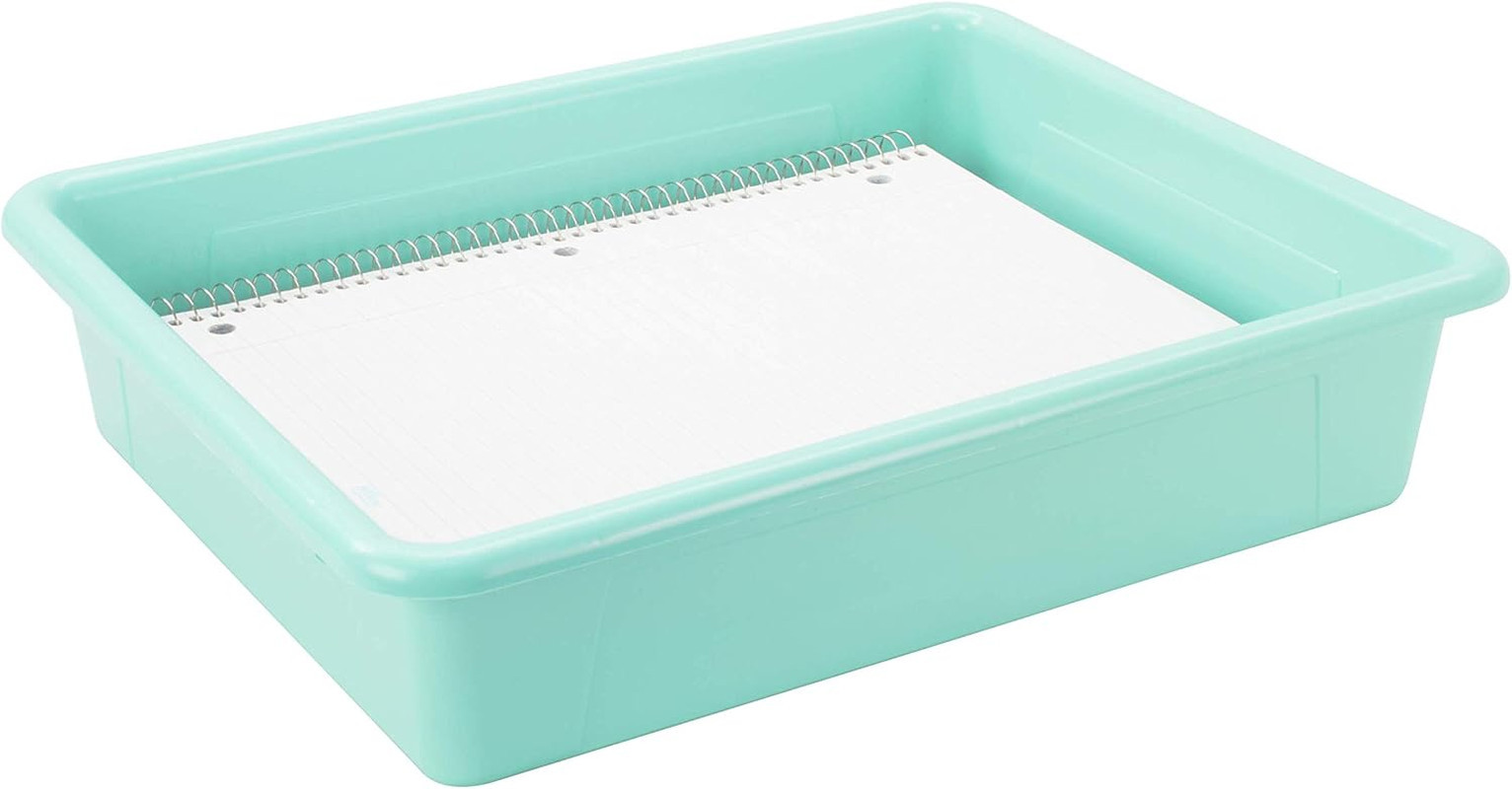 (62522U05C) Letter Size Flat Storage Tray – Organizer Bin for Classroom, Office