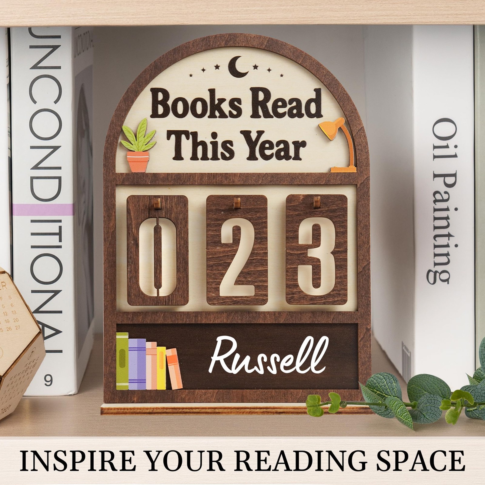 Books Read This Year Counter Valentines Day Gifts For Women Readers, Personal…