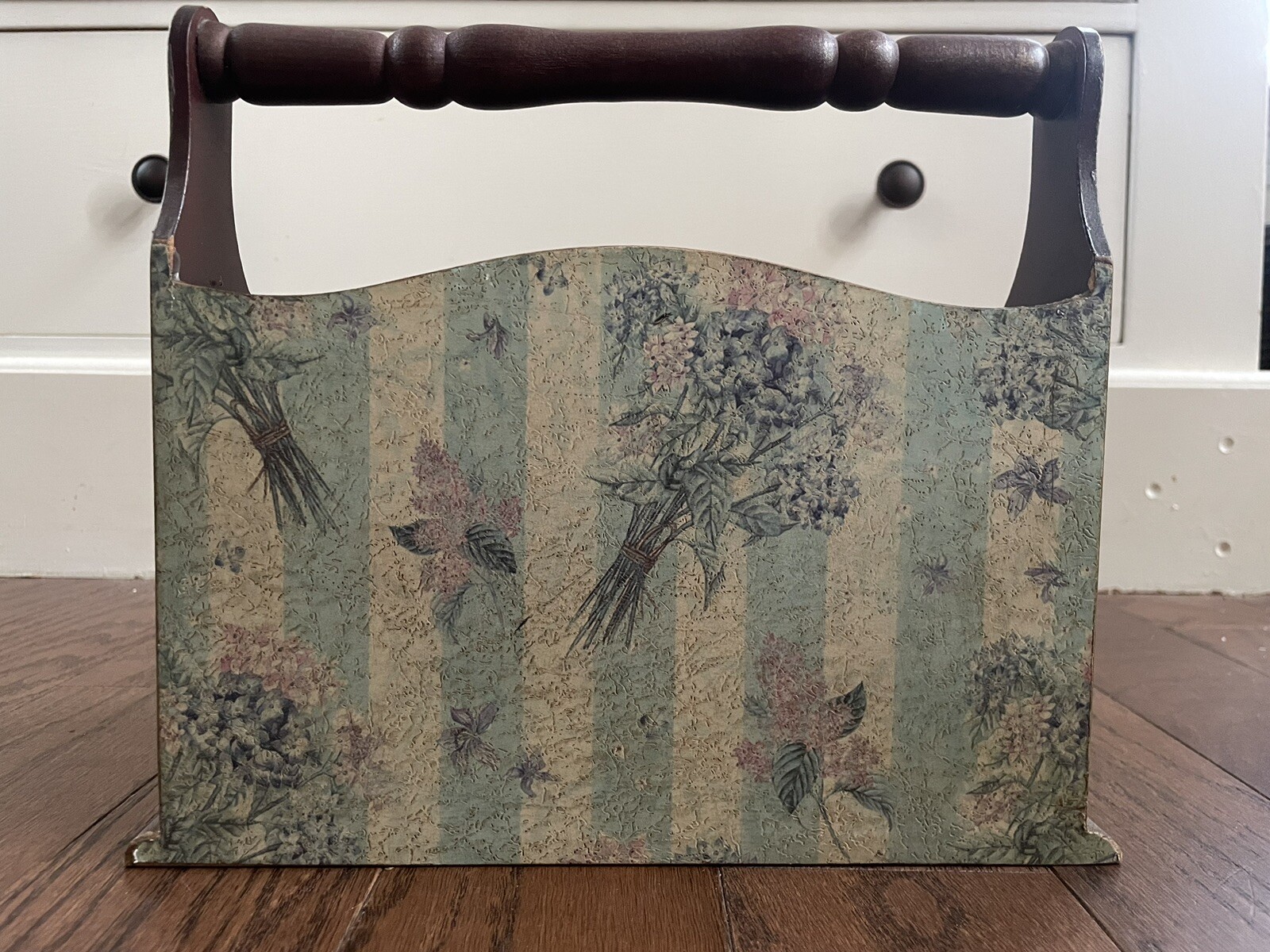 Desk Organizer Rustic Wooden Farmhouse Style