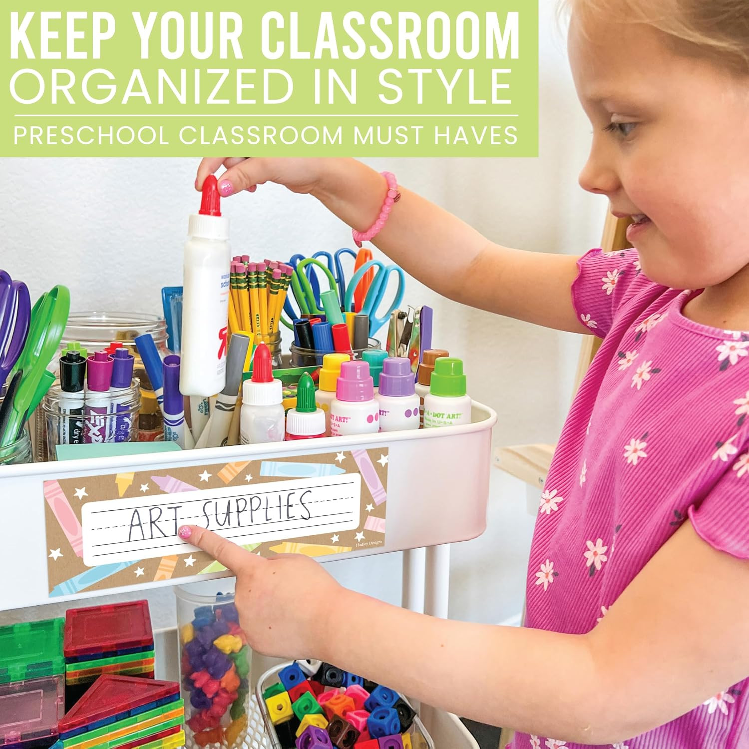 Desk Name Tags for Classroom – 36 Student Desk Name Plates for Classroom Decor,