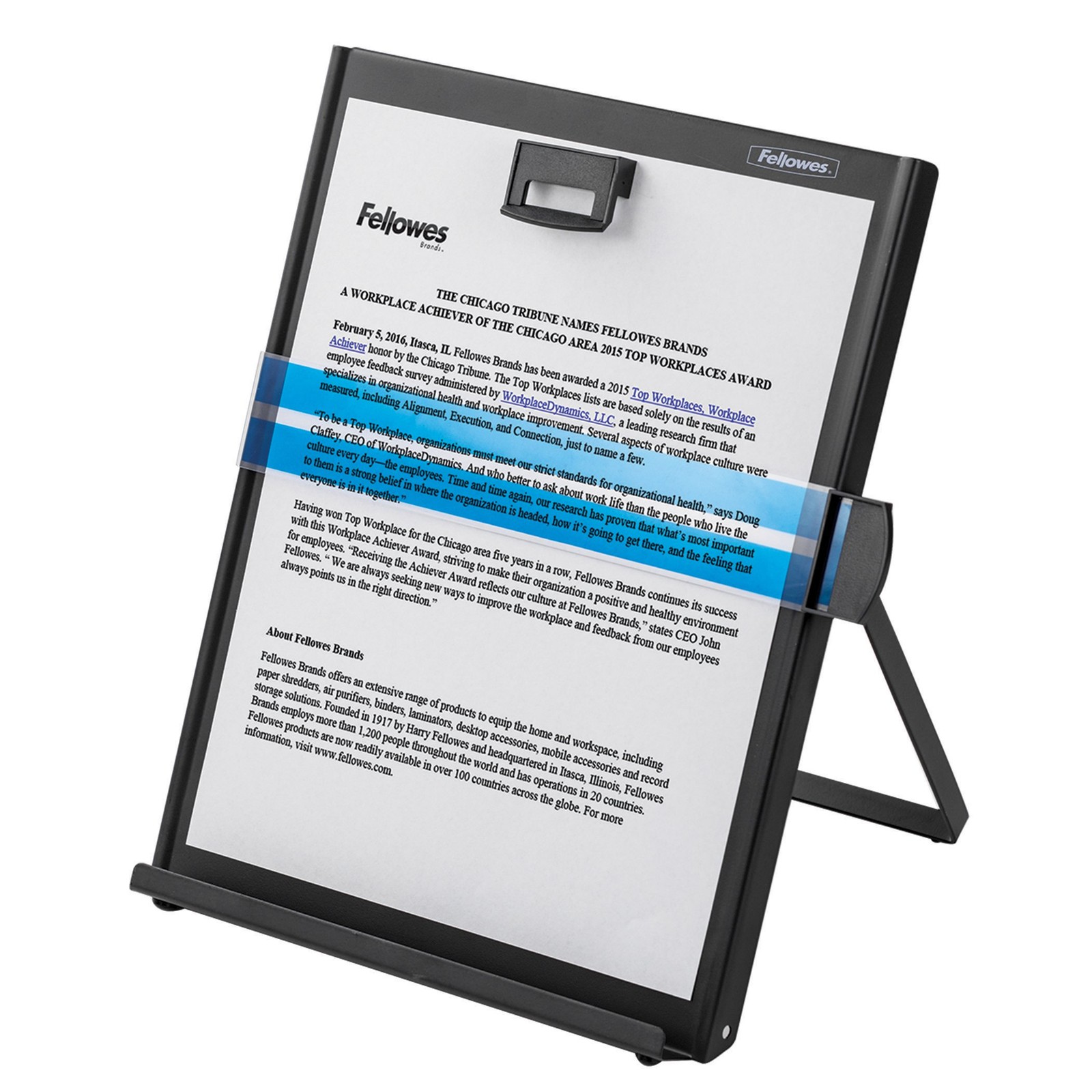Fellowes Kopy-Aid Black Letter Copyholder 11053 11.4 X 10.6 X 8.4