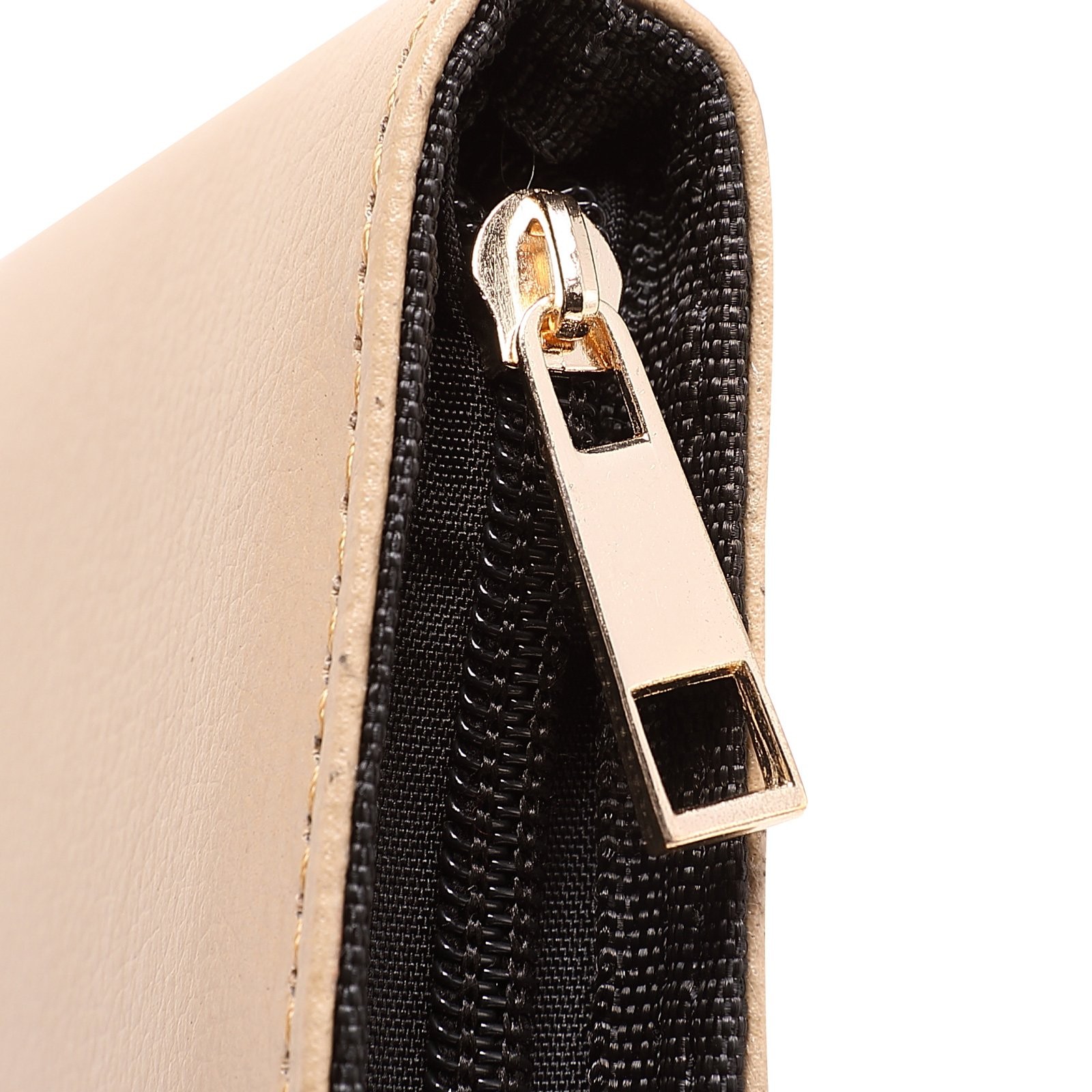 PU Leather Fountain Pen Case Roller Ball Pen Dispaly Holder Bag Pouch Beige 12