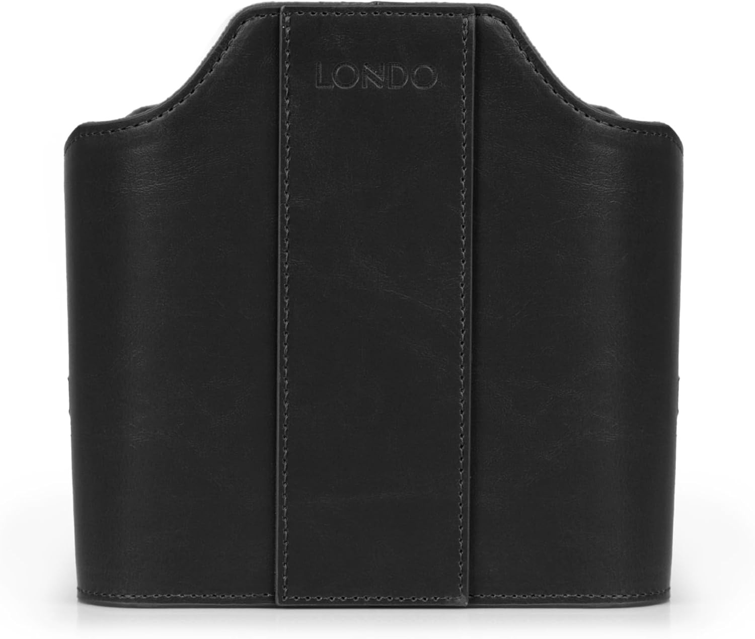 PU Leather Remote Control Holder, Office Supplies Desk Organizer with Tablet Slo