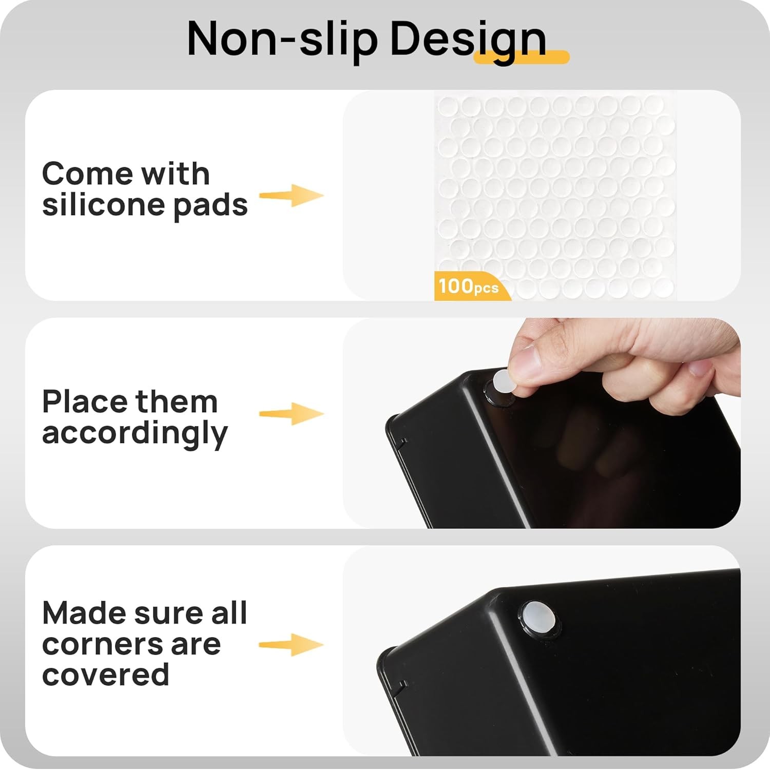25 PCS Office Desk Drawer Organizers Set 4-Size Versatile Plastic Drawer