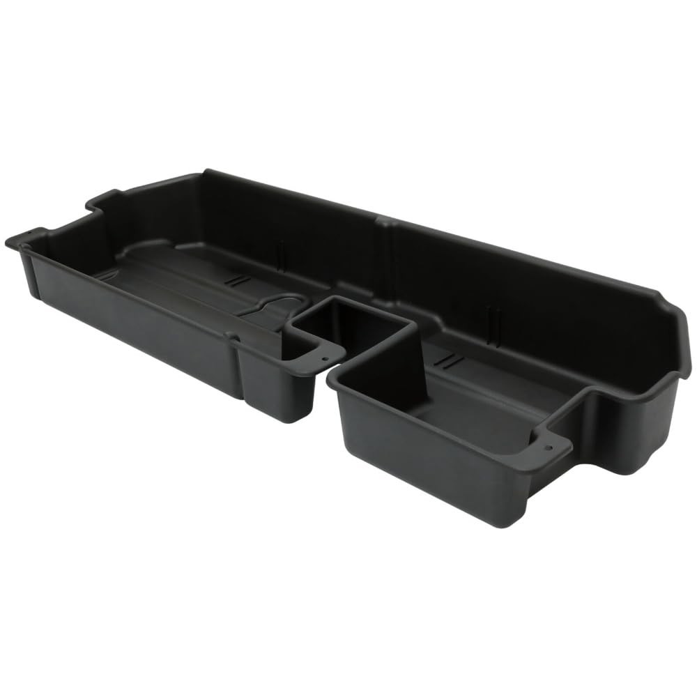 Toyota Tundra 2007-2020 Double Cab Under Seat Storage Box Plastic Black