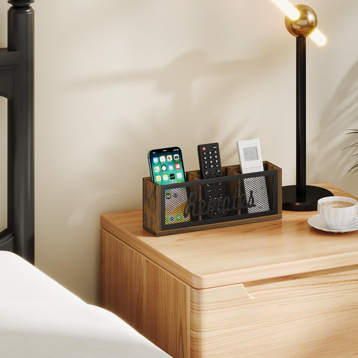 Yinmit Remote Control Holder Tv Remote Holder Wall Mount Universal Remote Caddy