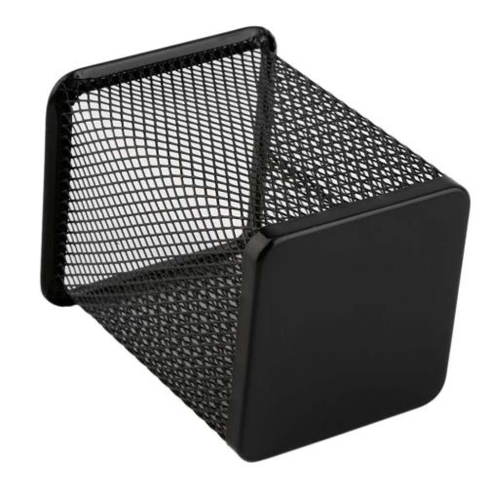 3 Pack Square Pen Holders Pencil Holders Black Metal Mesh Pen Pencil Cups Sta…