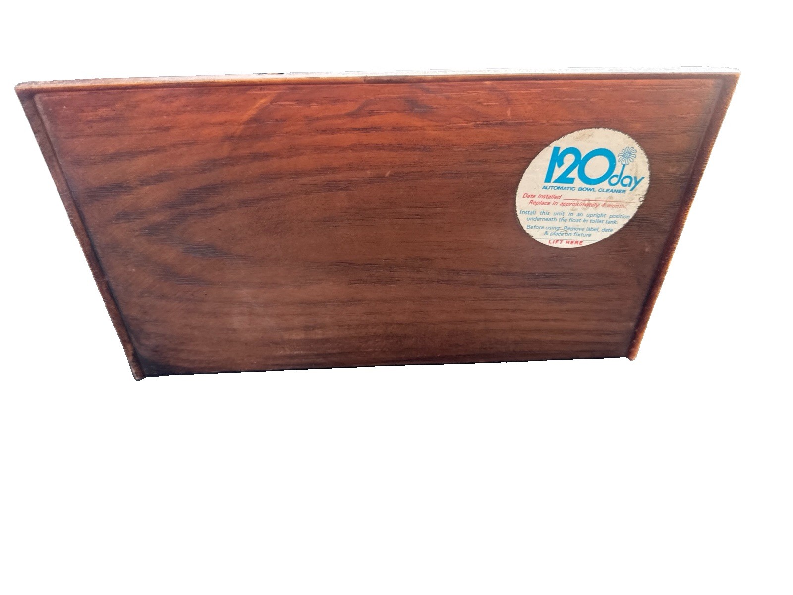 Vtg Lerner MCM Faux Wood Desk Organizer Letter Holder Caddy 1970s Retro Decor