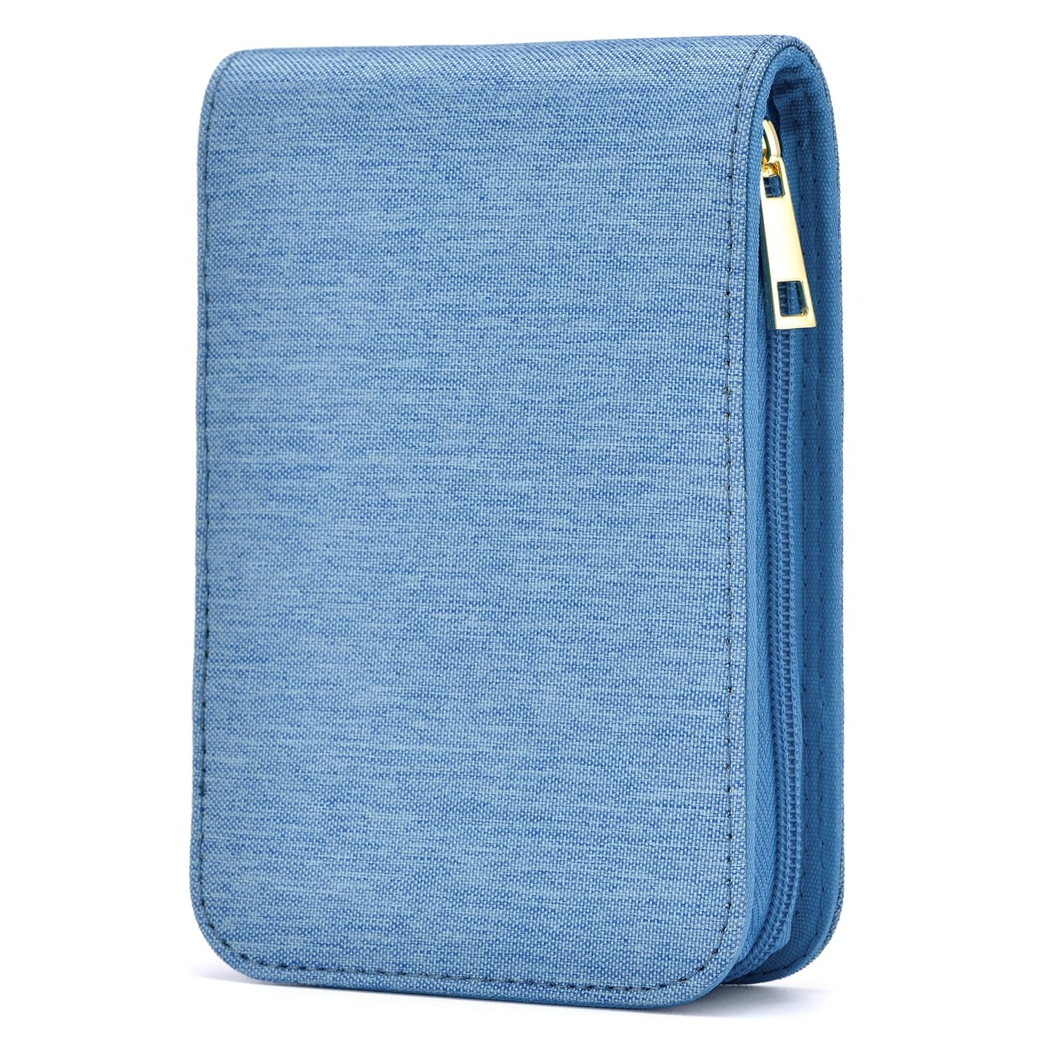 12 Fountain Pen Case, Rollerball Pen Case Blue Color, Waterproof Canvas Pen D…
