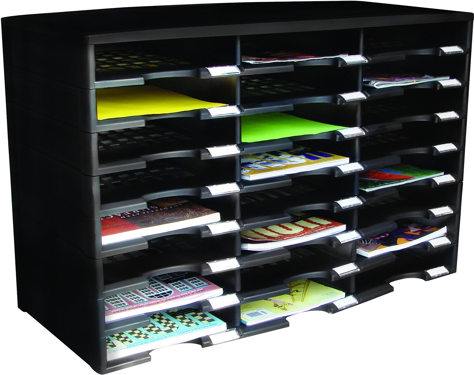 12 Compartment Organizer 24 Compartment, Black