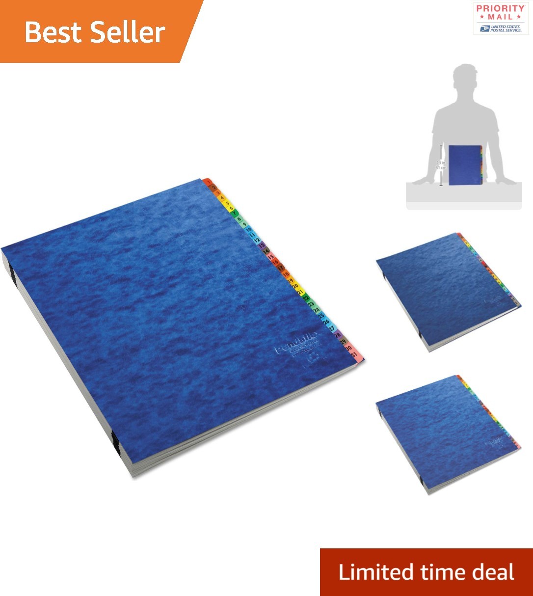 Multicolor A-Z File Sorter 21 Expanding Pockets Letter Size Office Organizer