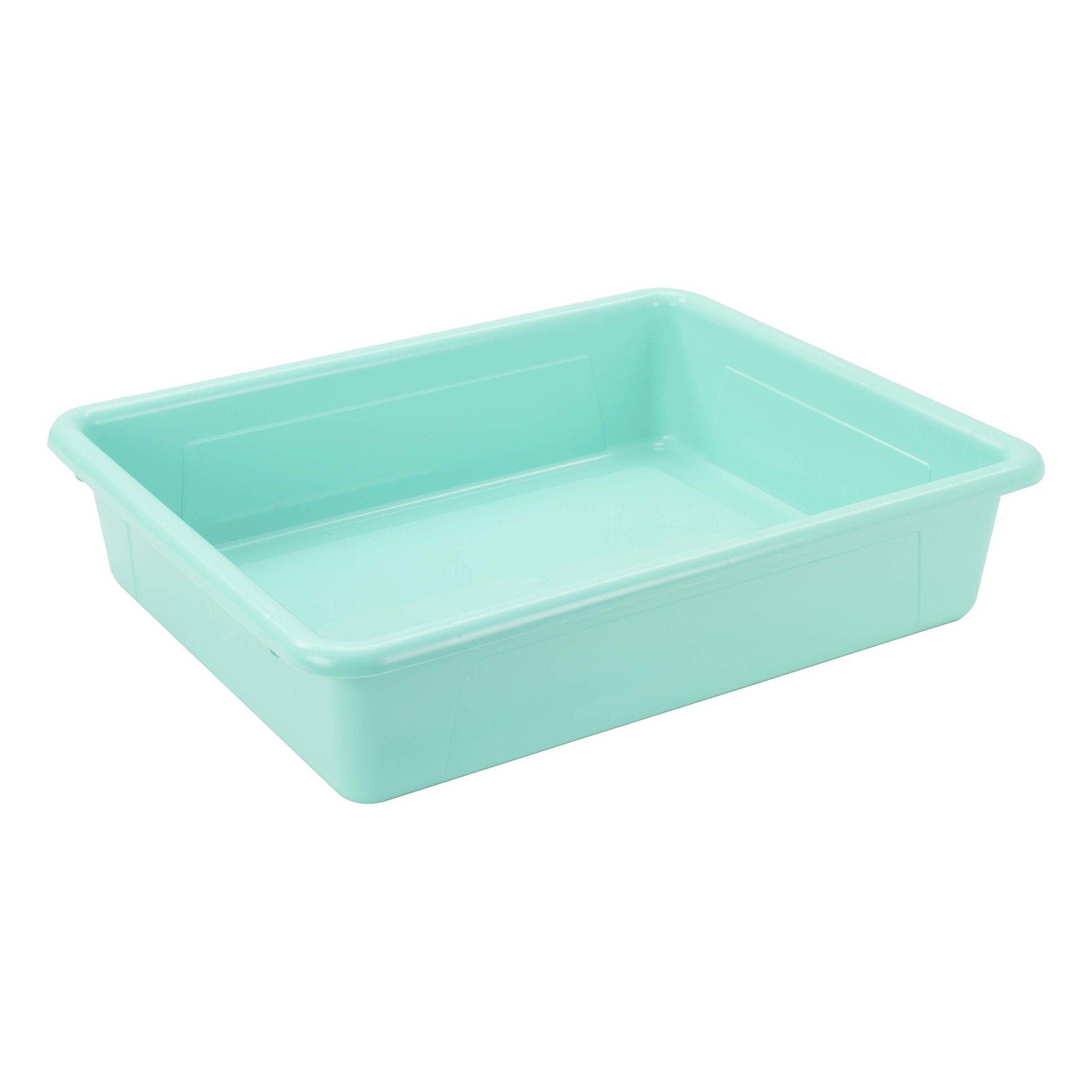 Storex62522U05C Letter Size Flat Storage Tray Organizer Bin For Classroom