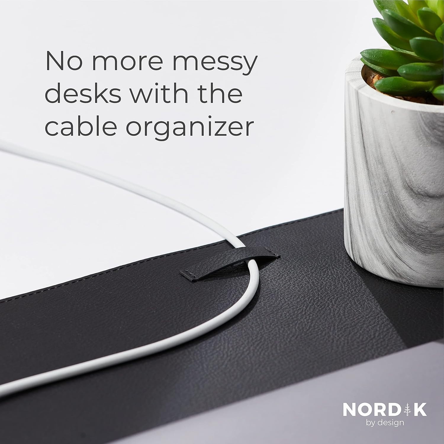 Large Desk Blotter Mat 35 X 17 – Pebble Black Protector with Ergonomic Design