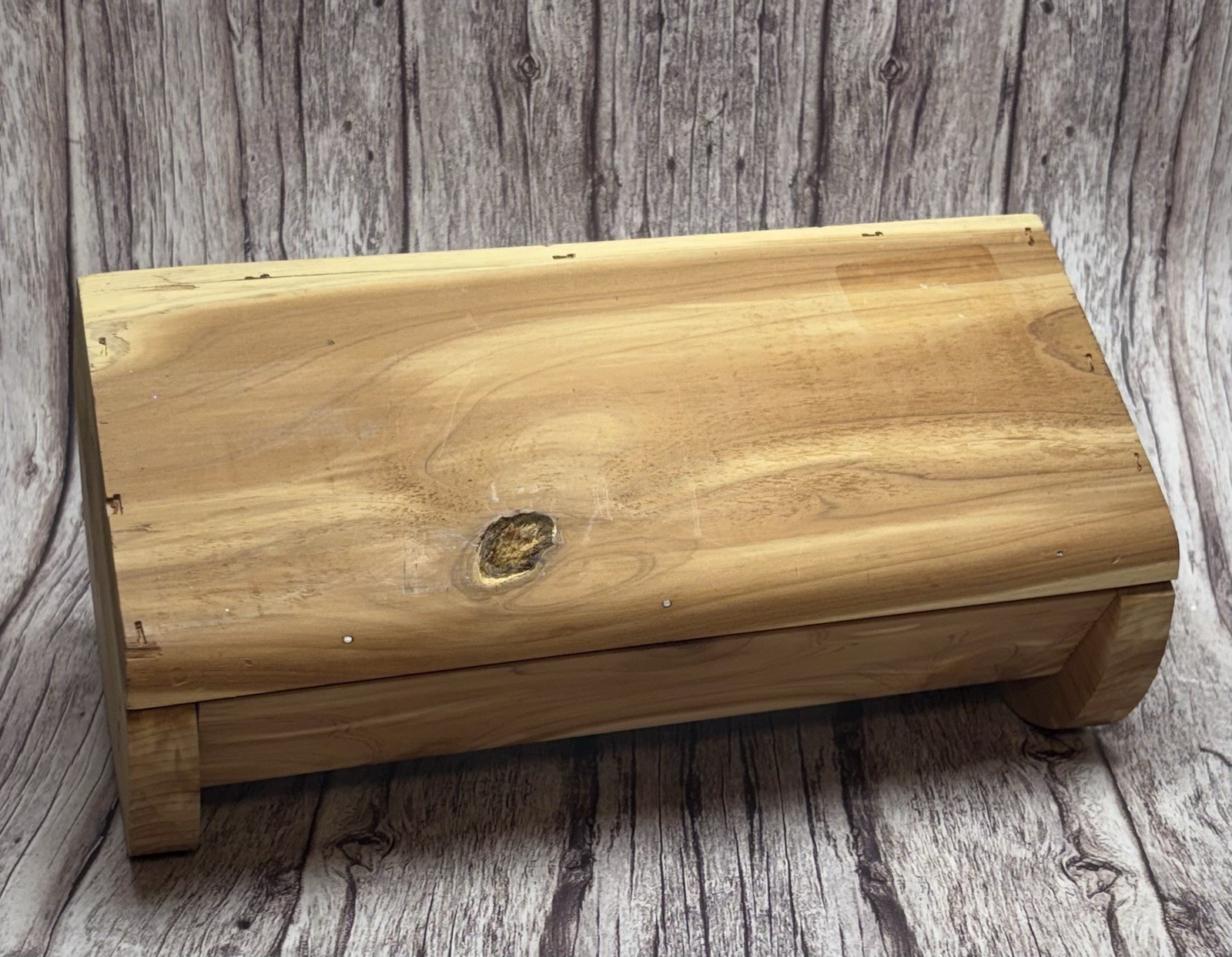 Cedar Desk Envelope Keeper Handmade