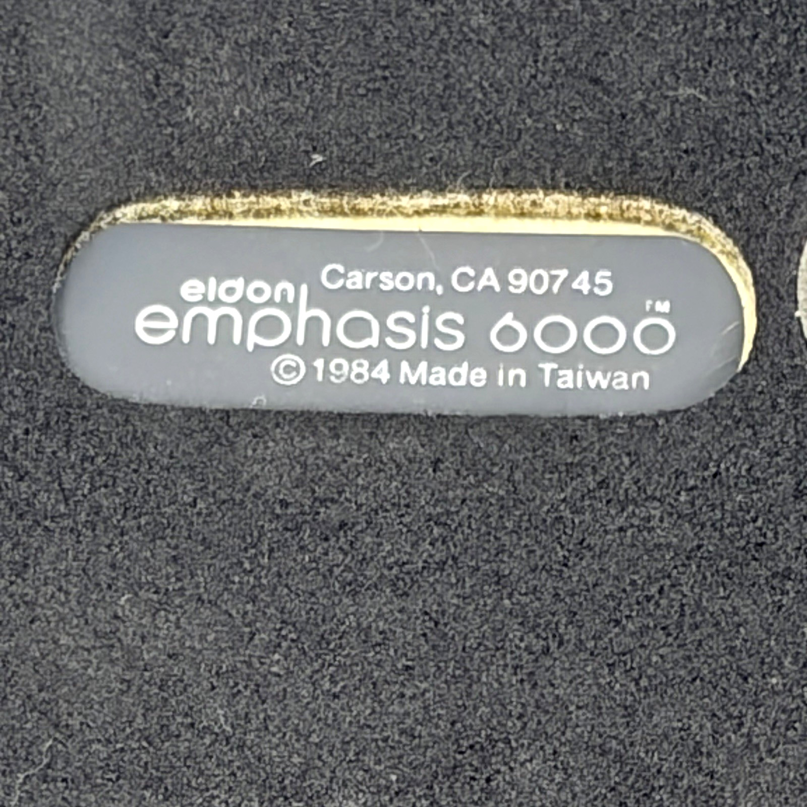 Eldon Emphasis 6000 Tray Gold Brass Tone Executive Desk Note Pad Office 7×5