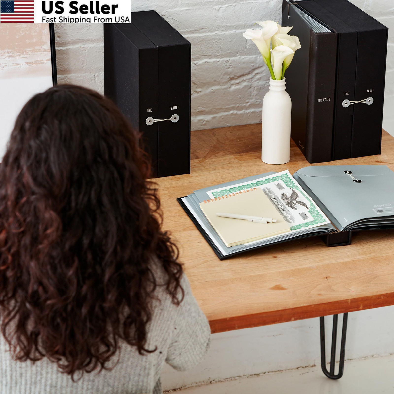 The Folio® Important Document Organizer by Savor | Organizer, Black