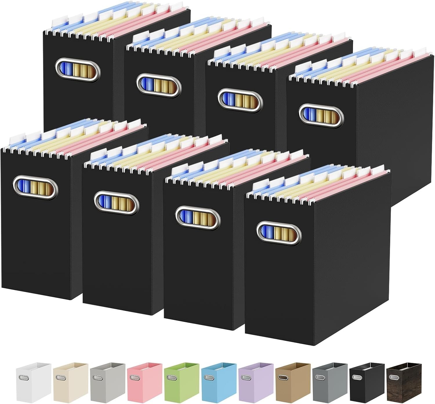 Cardboard File Organizer Box Hanging File Folders Letter Size,File Box Computer