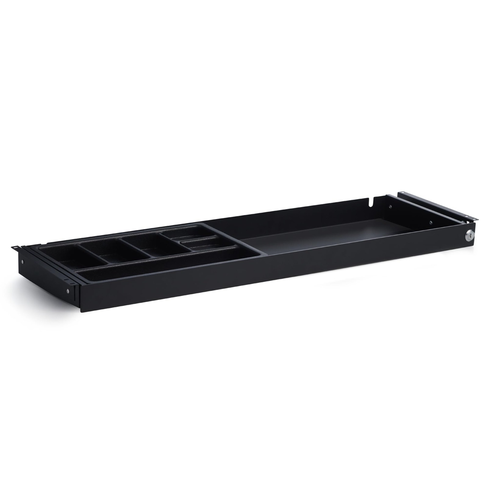 Under Desk Storage Drawer With Lock – Slim Pen & Pencil Drawer for Regular & …