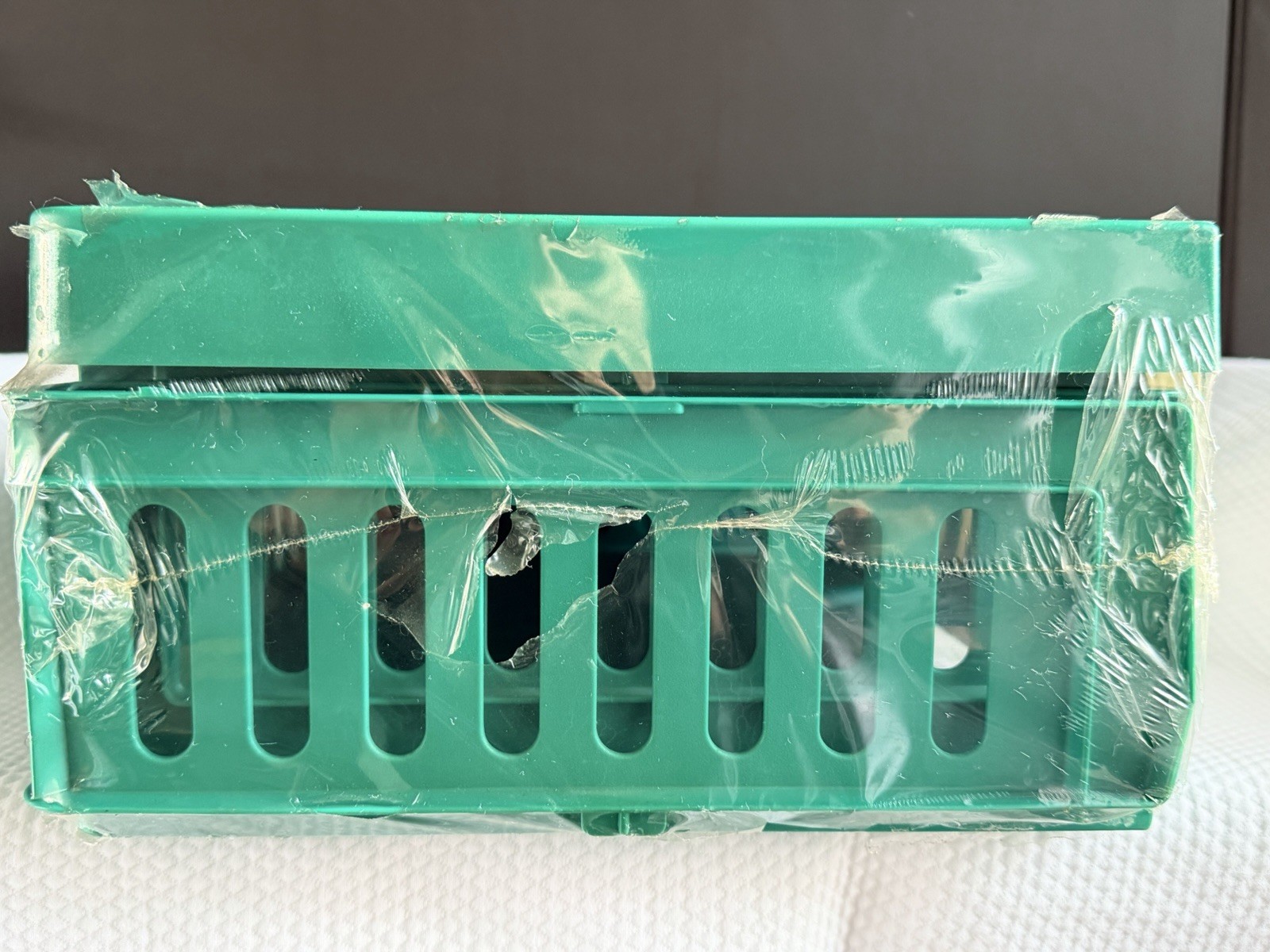 Vtg Frem 3 Piece Desk Set 2 Trays & Organizer Pens Paper New Old Stock Teal