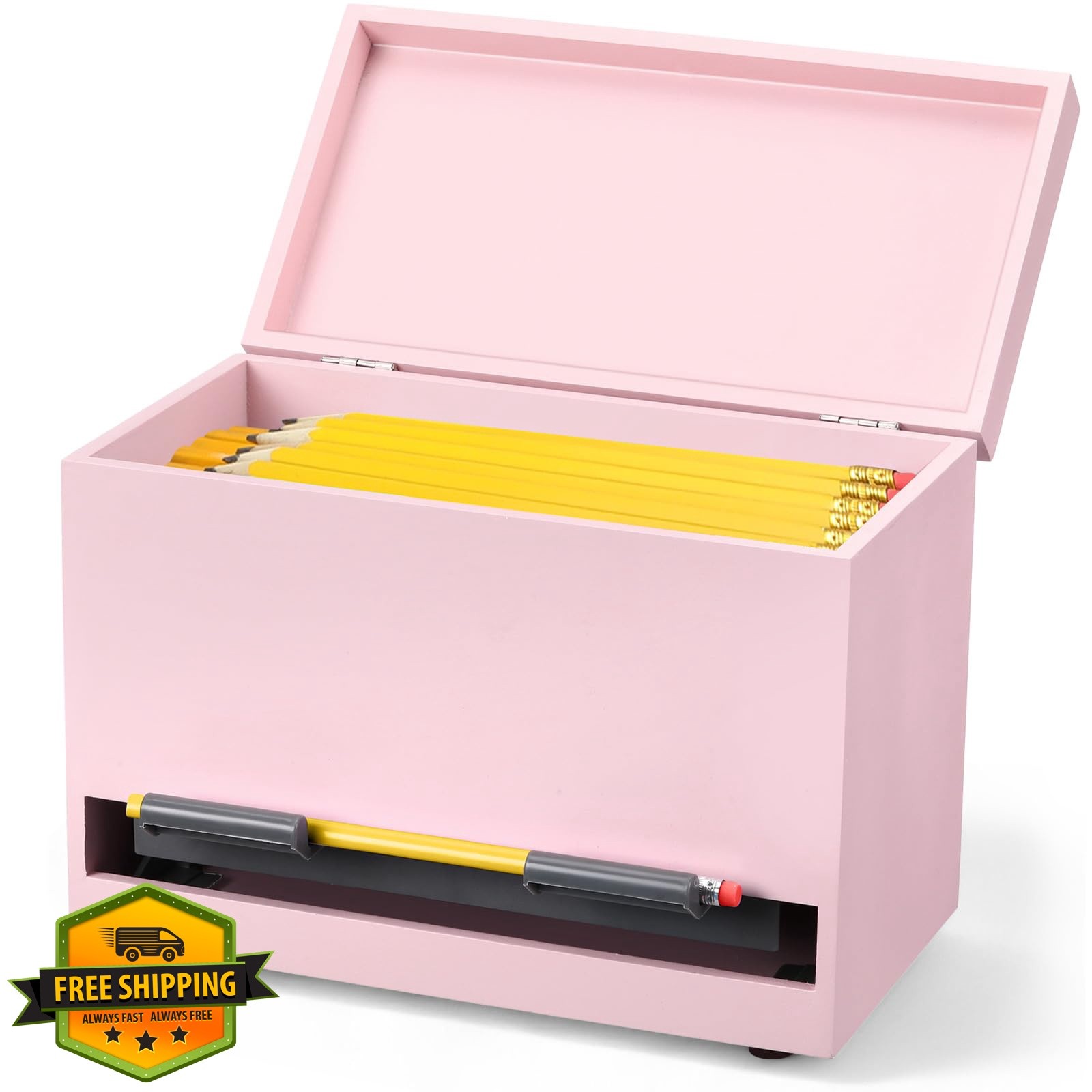 Yalikop 1 Wood Pencil Dispenser Pink