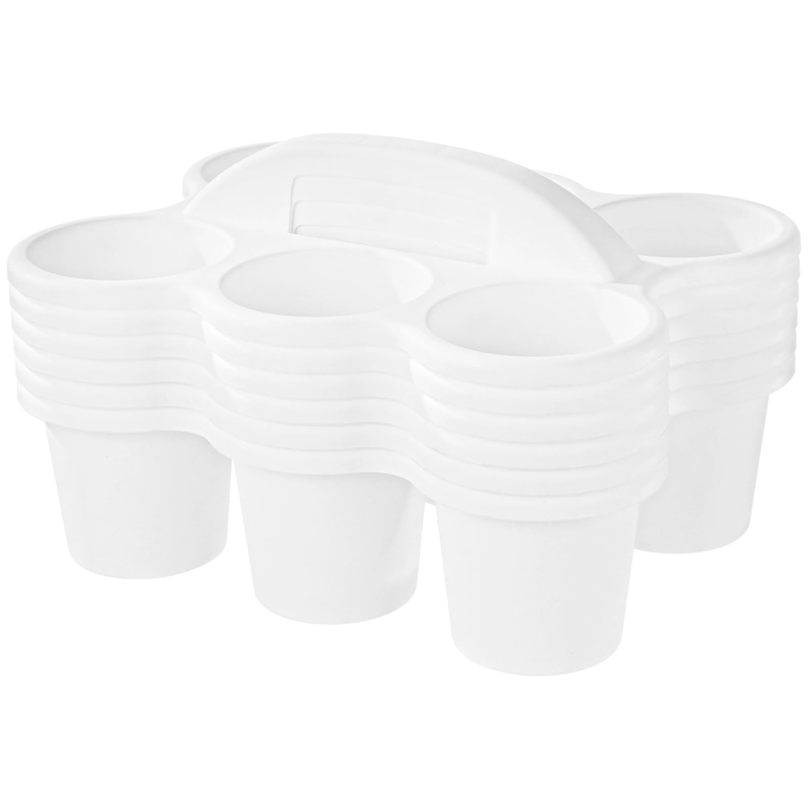 DORMIYA 6Pack LongLasting Plastic Storage Organizer, 6Compartment Lightweight…