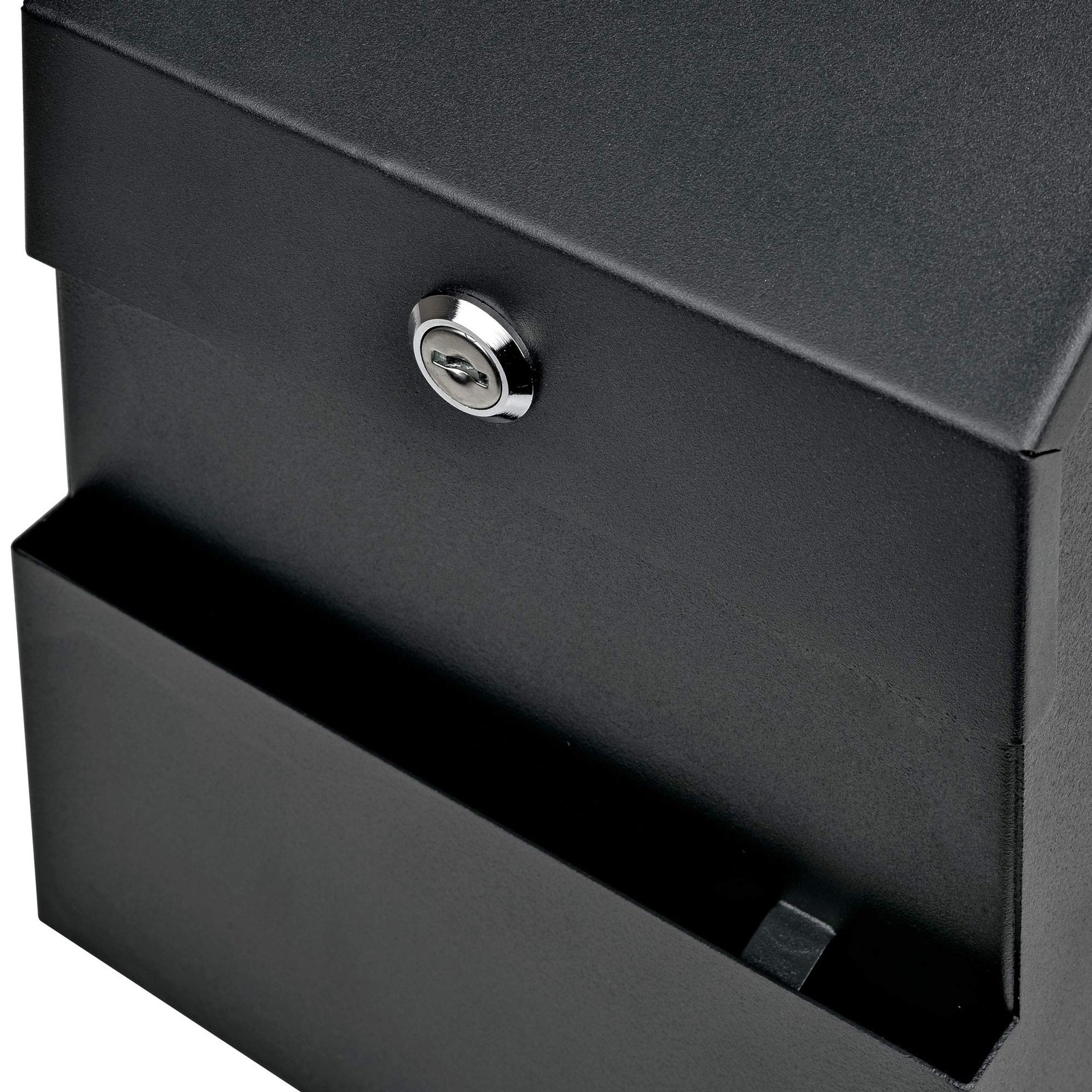Mail Boss Locking Steel Suggestion Key Drop Black 8100