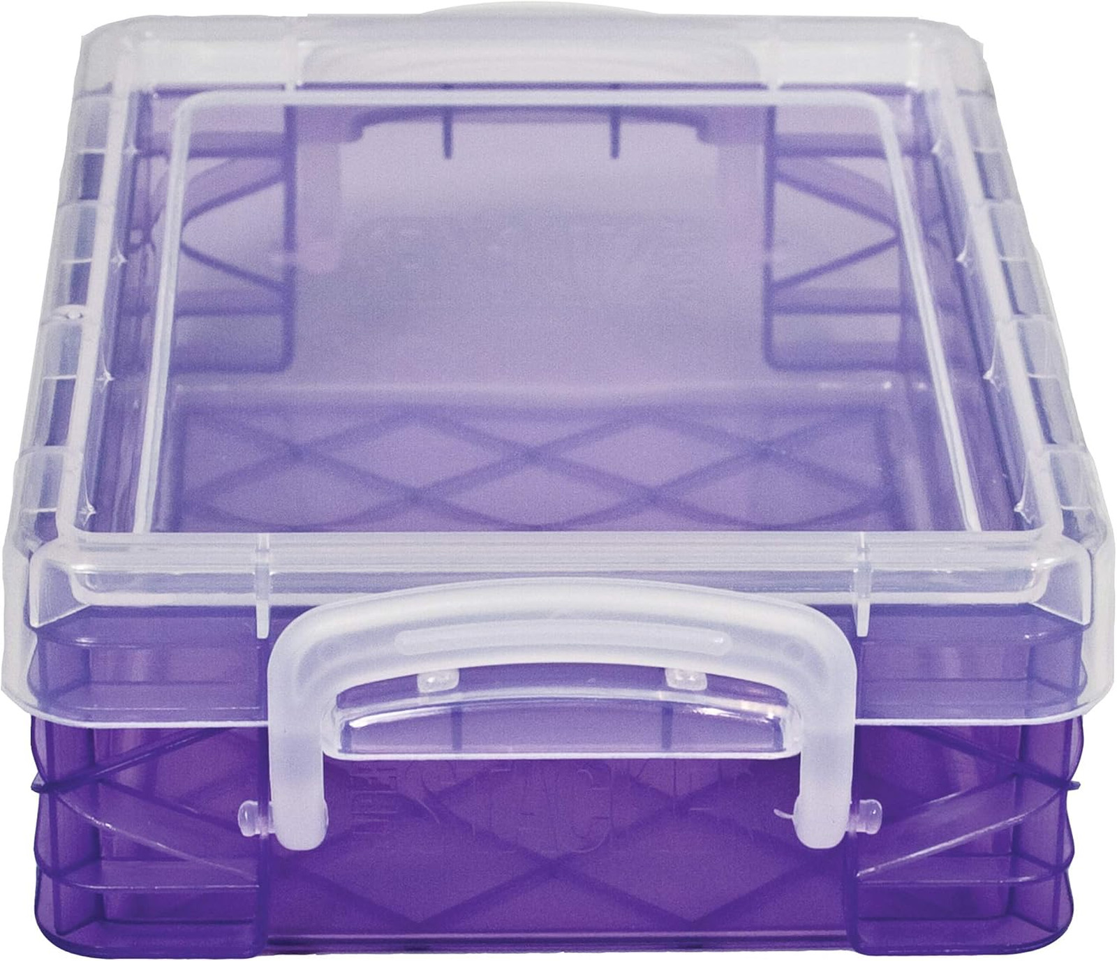 Stackable Plastic Crayon Box Organizer Small Storage Containers with Lids for