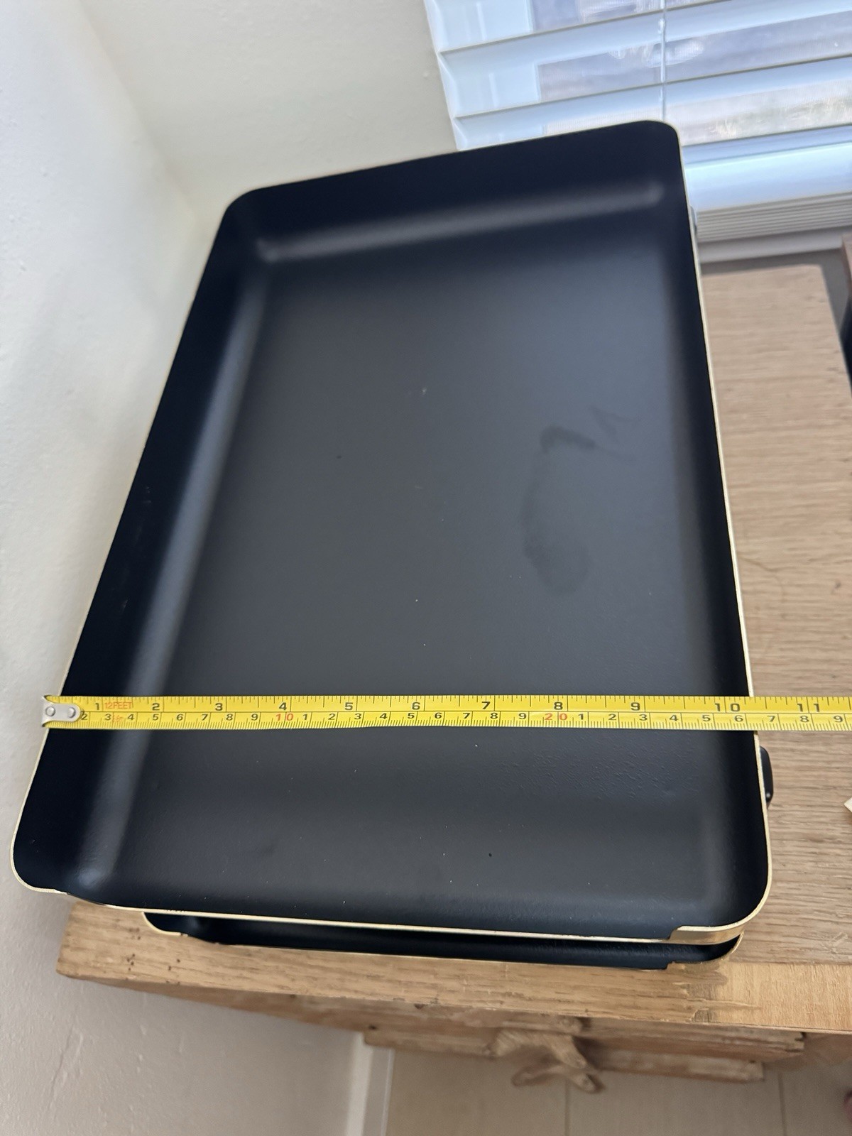 Eldon 6000 Letter File Organizer Tray 1984 Gold Plated Black NEW OLD STOCK