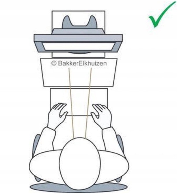 BakkerElkhuizen CleanDoc 440 Document Holder – Ergonomic Desk Organizer