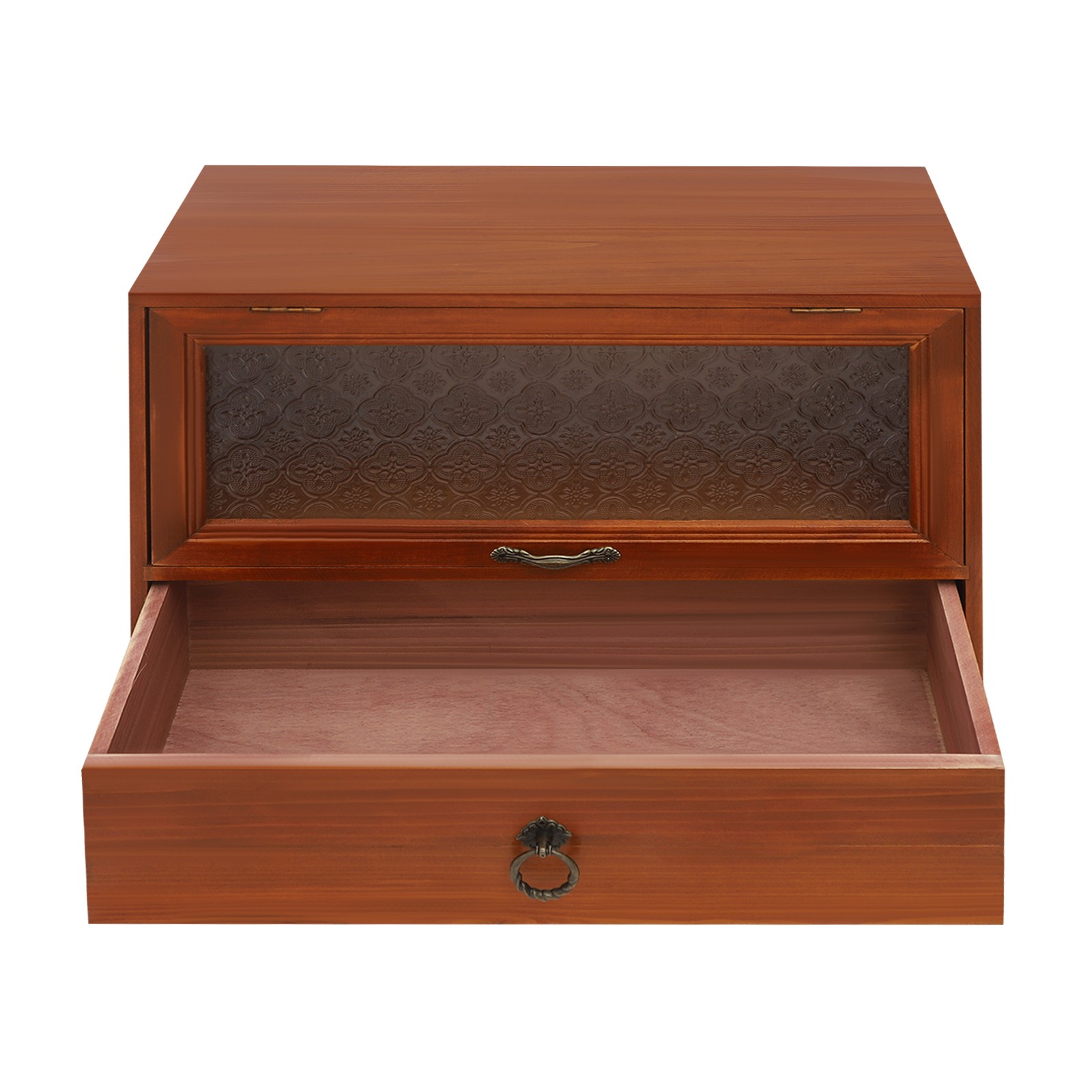 2-Tier Storage Drawer Box Cabinet for Desk – Organizing Unit for Kitchen Counter