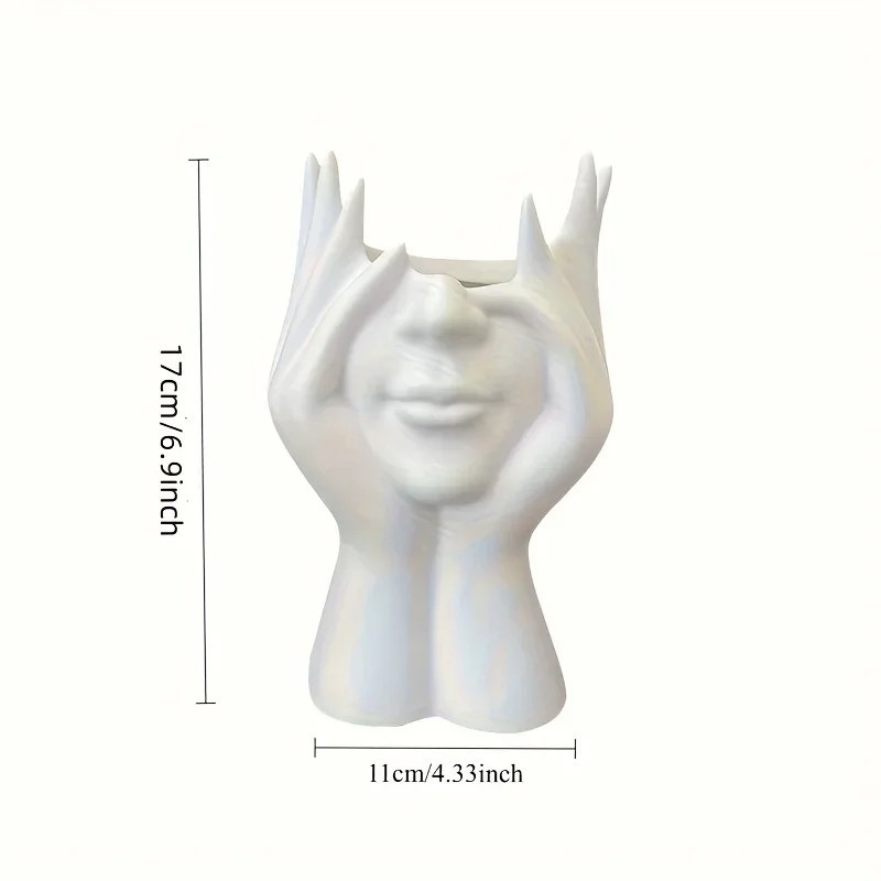 1 PC Creative Body Shape Pen Holder Desk Organizer Makeup Brush Storage Decor