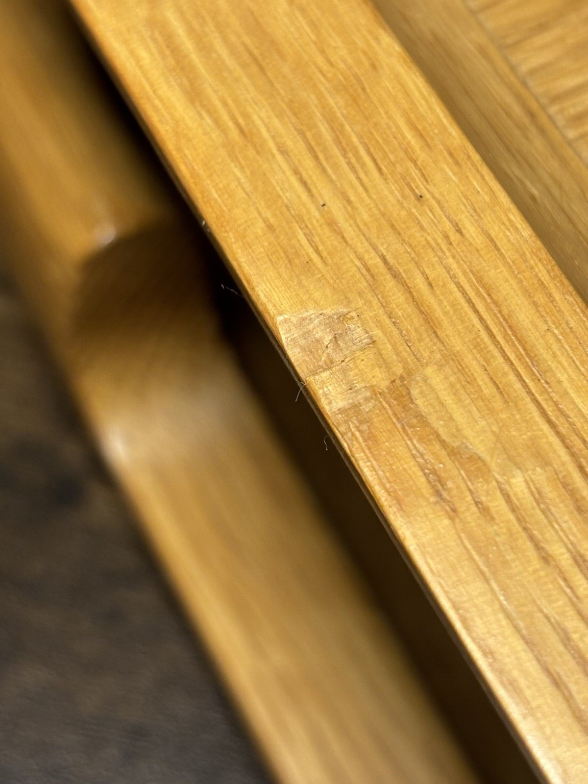 Mid-Century Eldon Woodline Desk Set 2-Piece in Oak, Series 6500