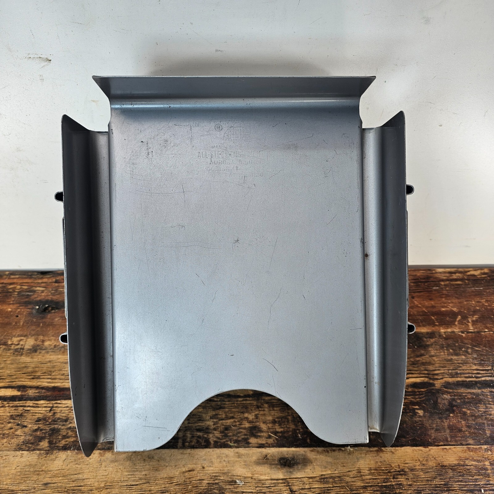 Vintage ASE Metal Double Stacked Paper Tray Desk Organizer