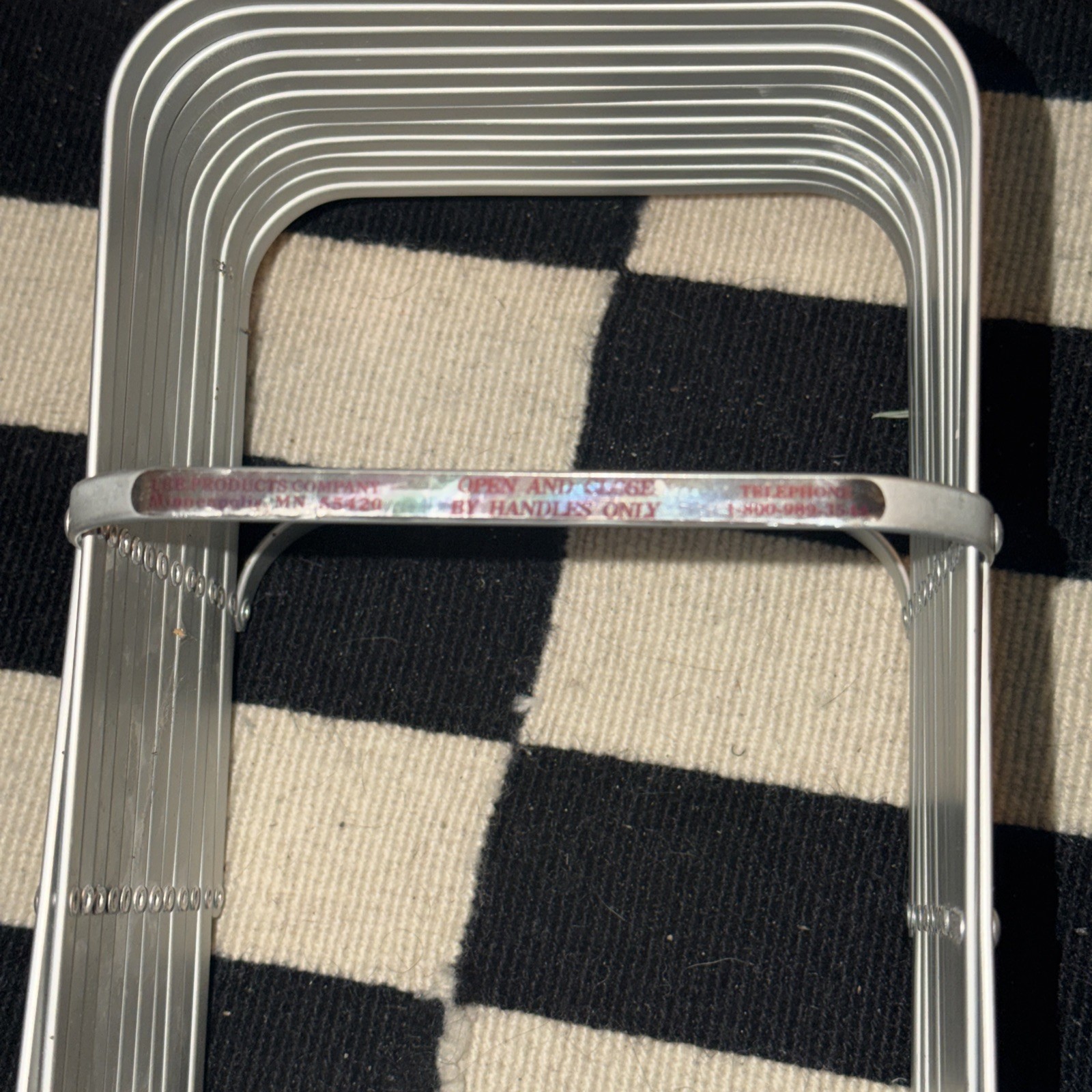 LEE COLLATOR FLEXFILE 23 Slot Accordion Style File Folder Organizer Aluminum