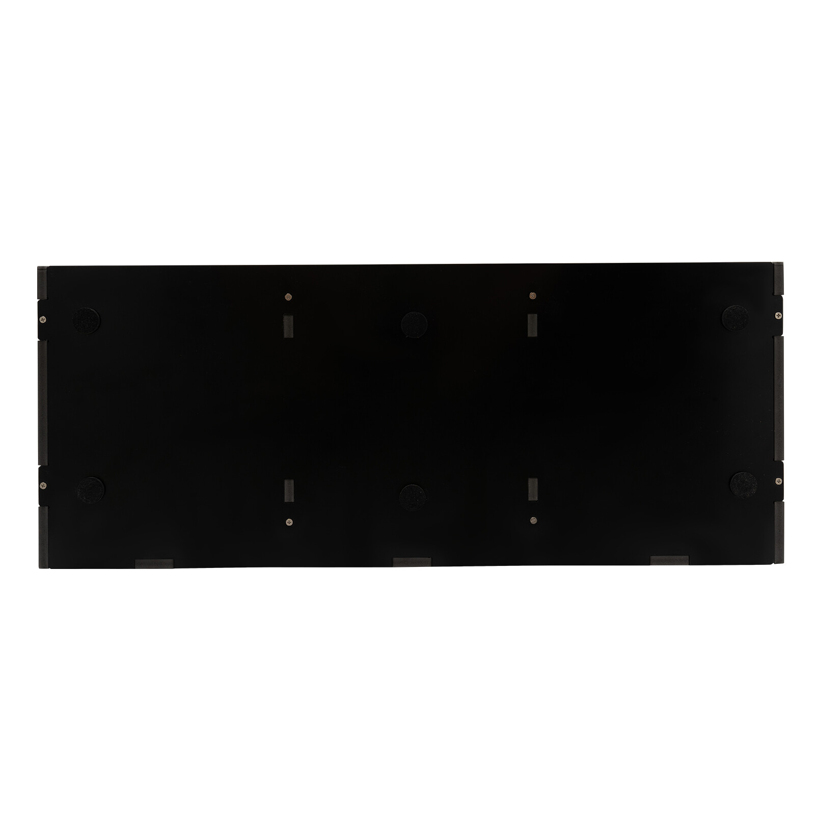 PVC Literature Organizer Desktop File Sorter Wear-resistant Display Stand Black~