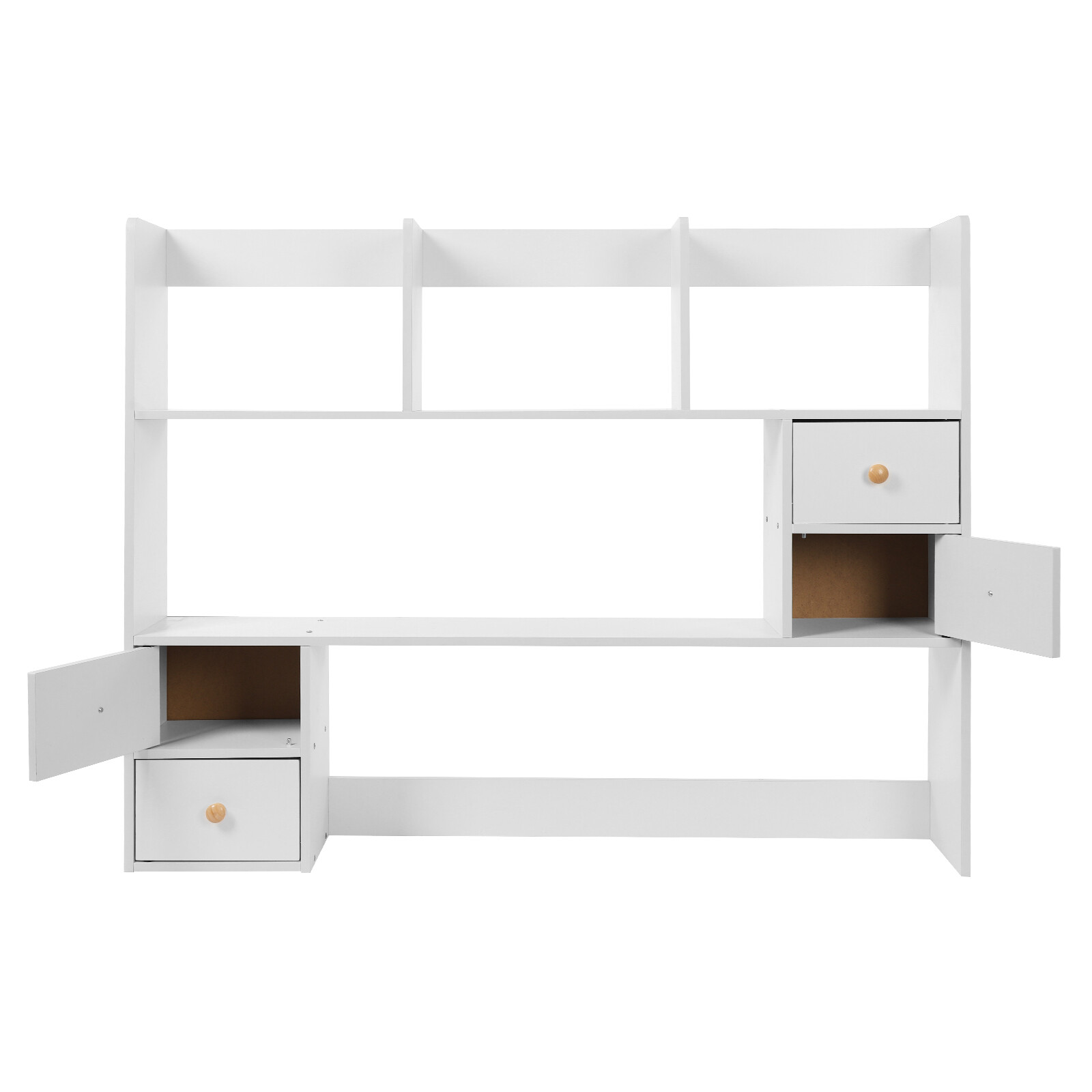 3 Tier 100cm Office Desktop Organizer Stand Storage Rack Tabletop Display Rack