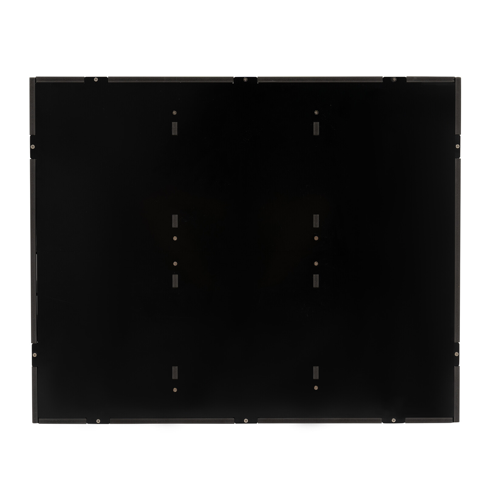 PVC Literature Organizer Desktop File Sorter Wear-resistant Display Stand Black~