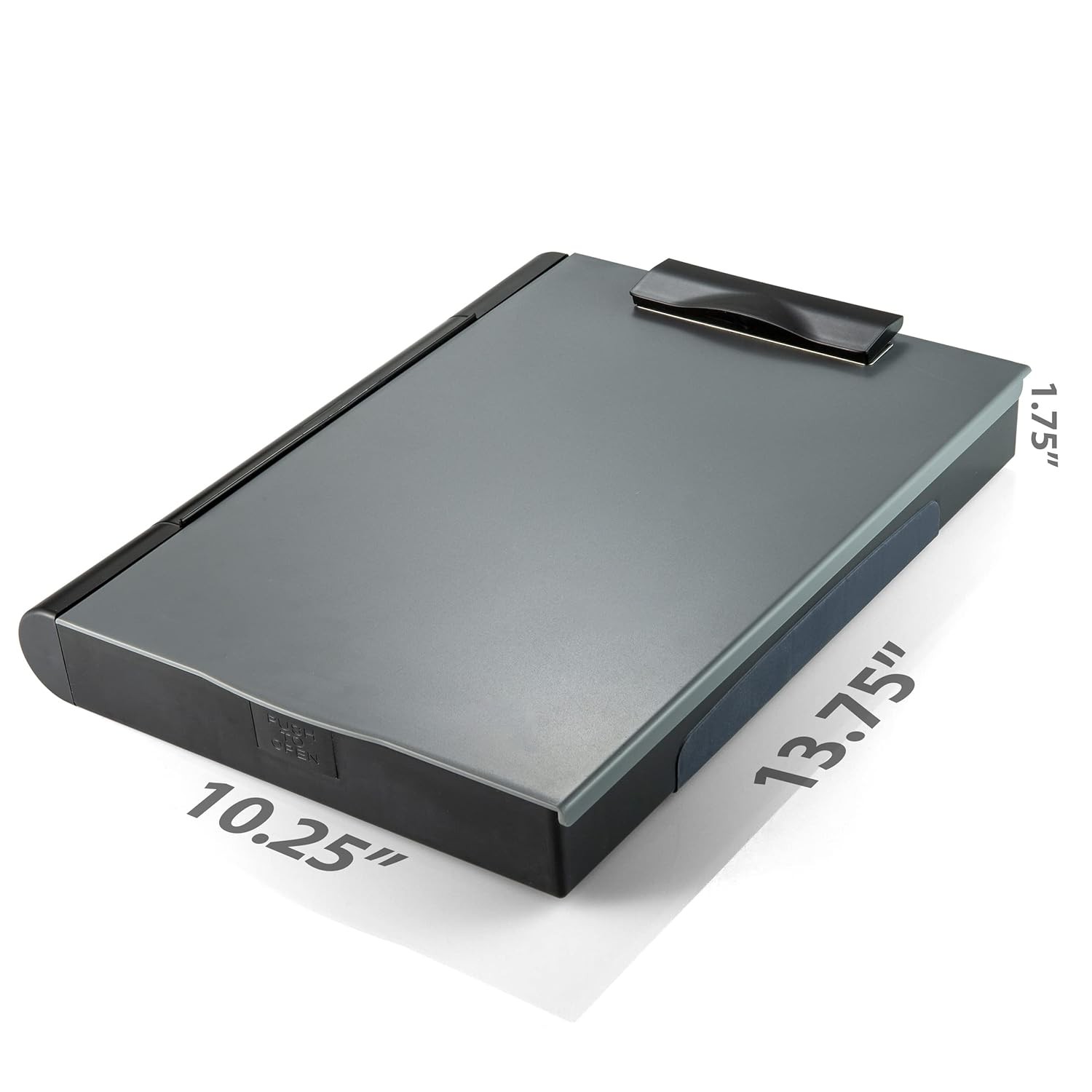 Double Storage Clipboard with 2 Compartments Magnetized Office Desk Organizer