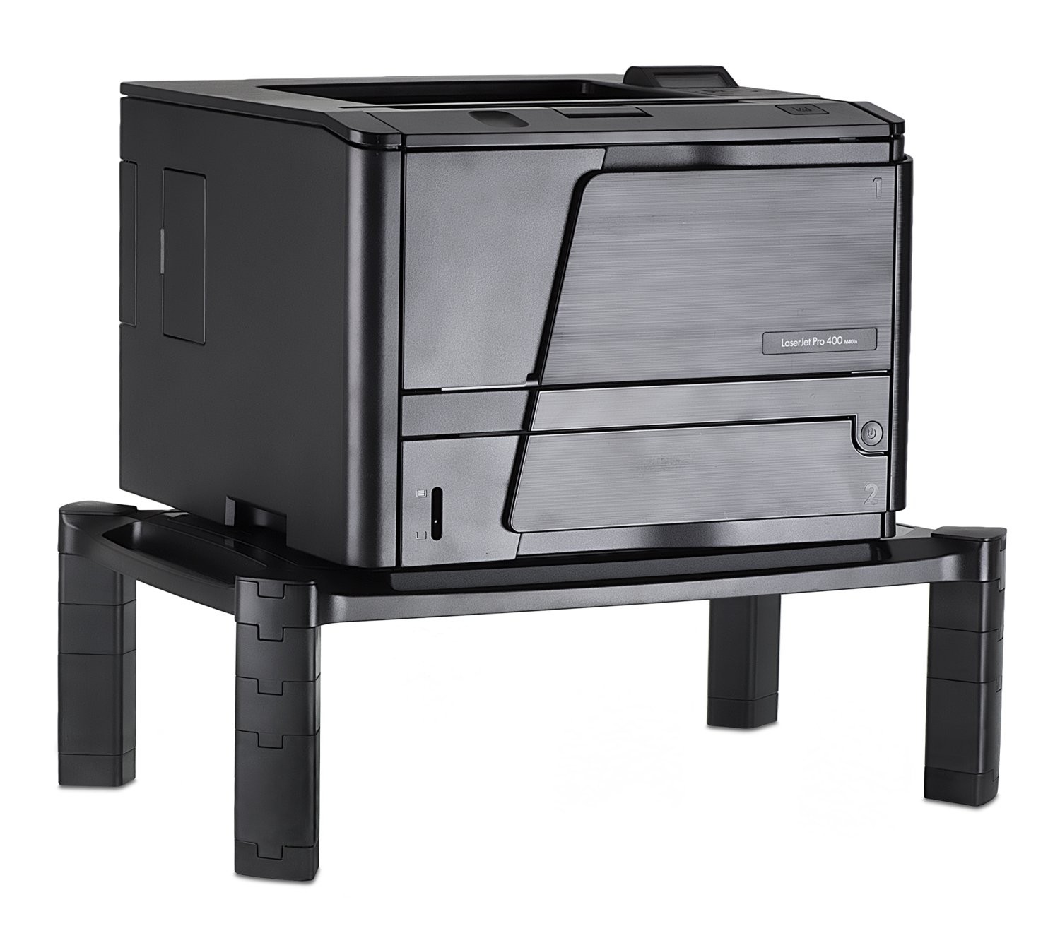 Mount-It! Desktop Computer Monitor Riser – Height Adjustable Tabletop Black