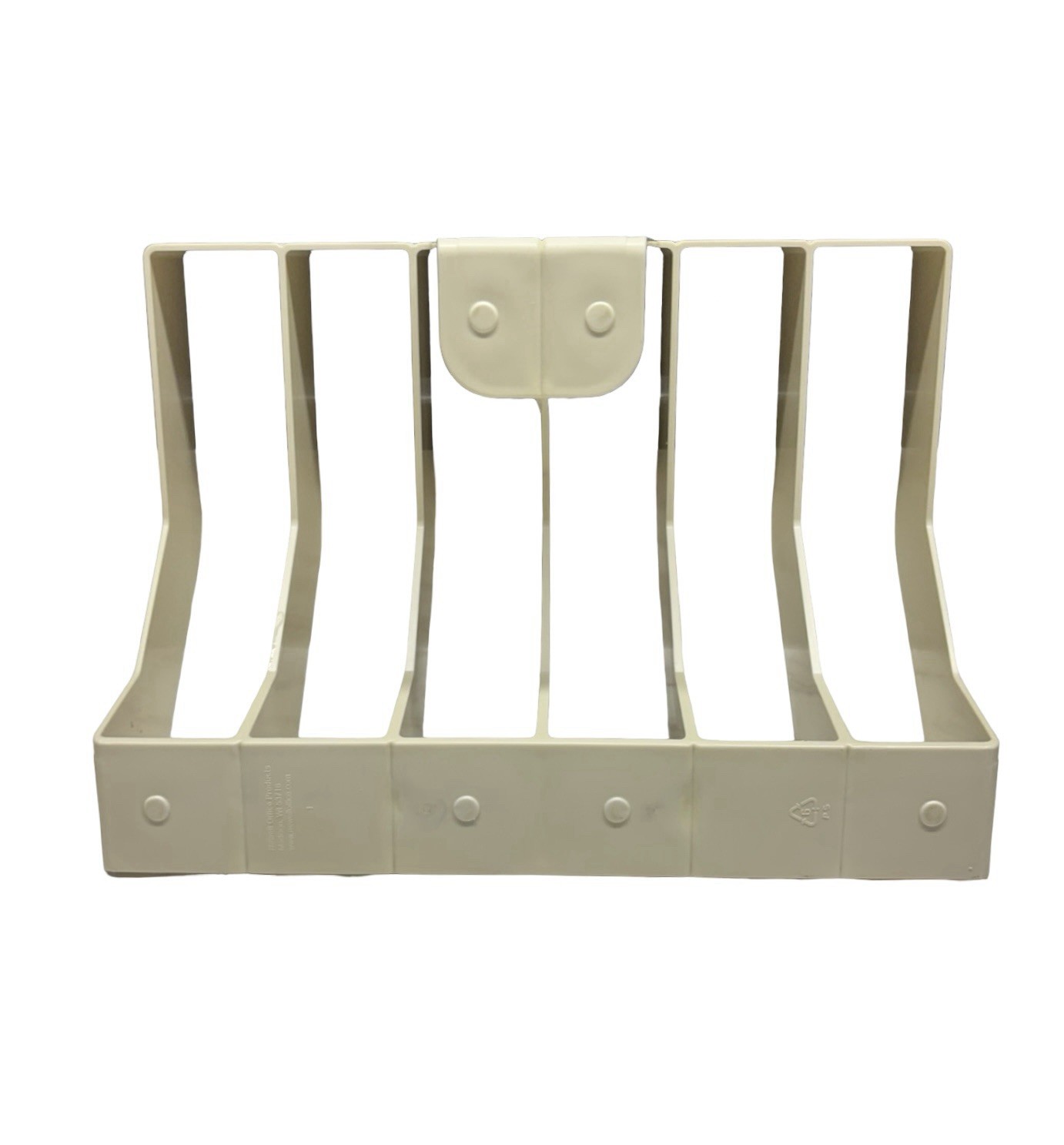 Newell Rubbermaid SUPER SORTER Desk Top Organizer Rack Almond Ivory Vtg
