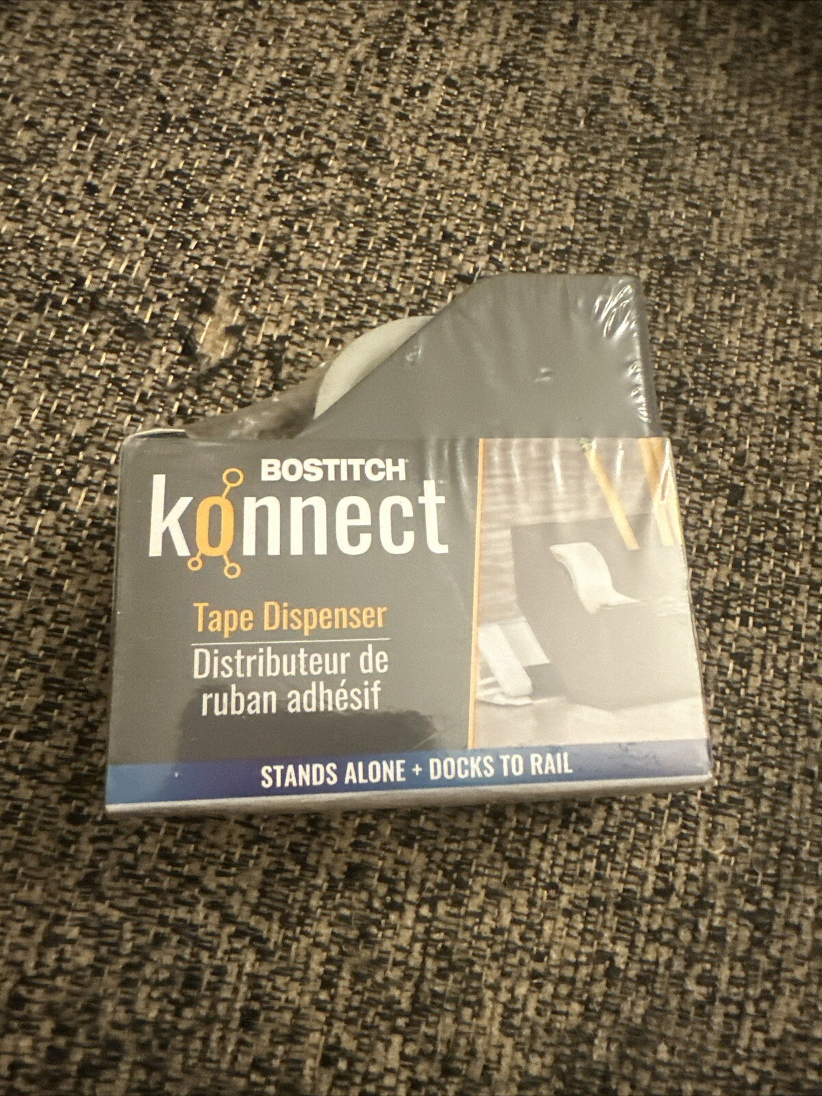 Bostitch Konnect PlasticTape Dispenser with KT-TAPE-gray. New In Packaging.