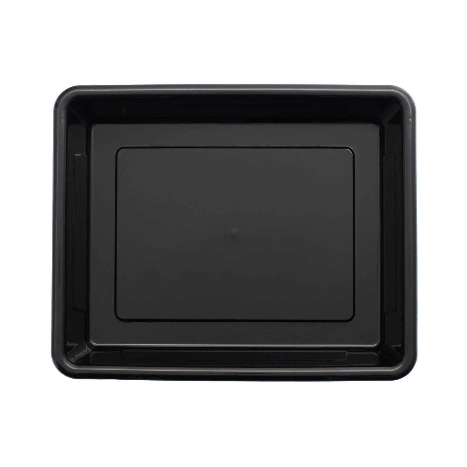 Storage Tray, Letter Size, 10 x 13 x 3 Inches, Black (1 Tray only)