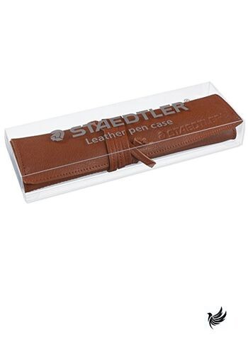 STAEDTLER Pencil Case Leather Leather Pencil Case Brown 900 LC-CA