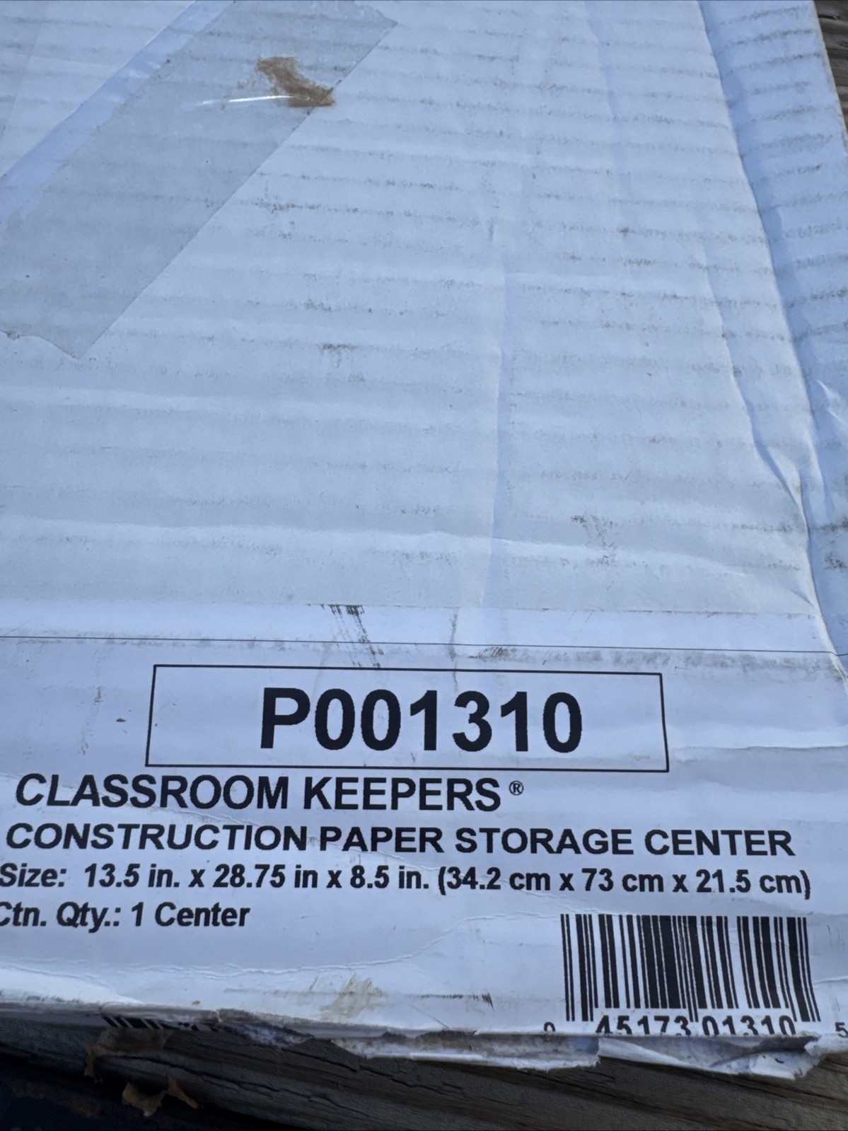 Pacon (PAC001310) Classroom Keepers Construction Paper Storage 15-slot 9×12