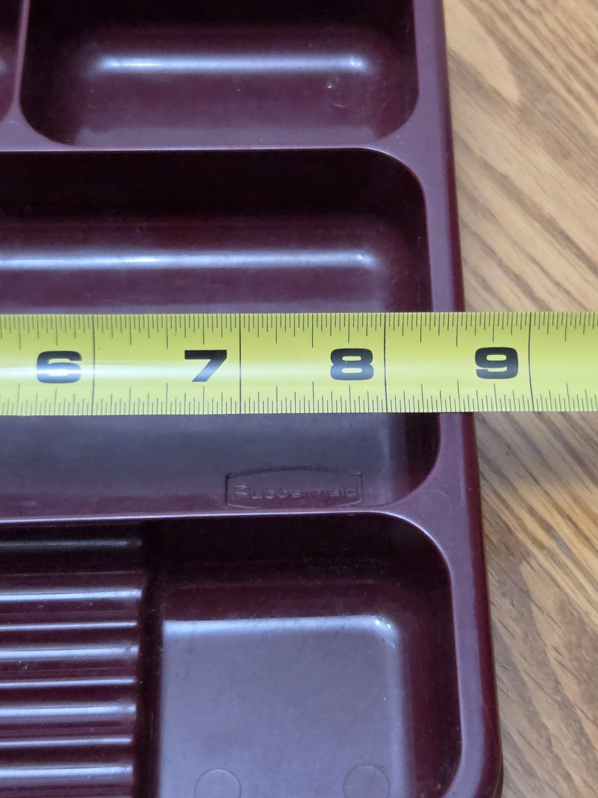 Rubbermaid Desk Drawer Organizer Plastic Red MCM Decor Vintage