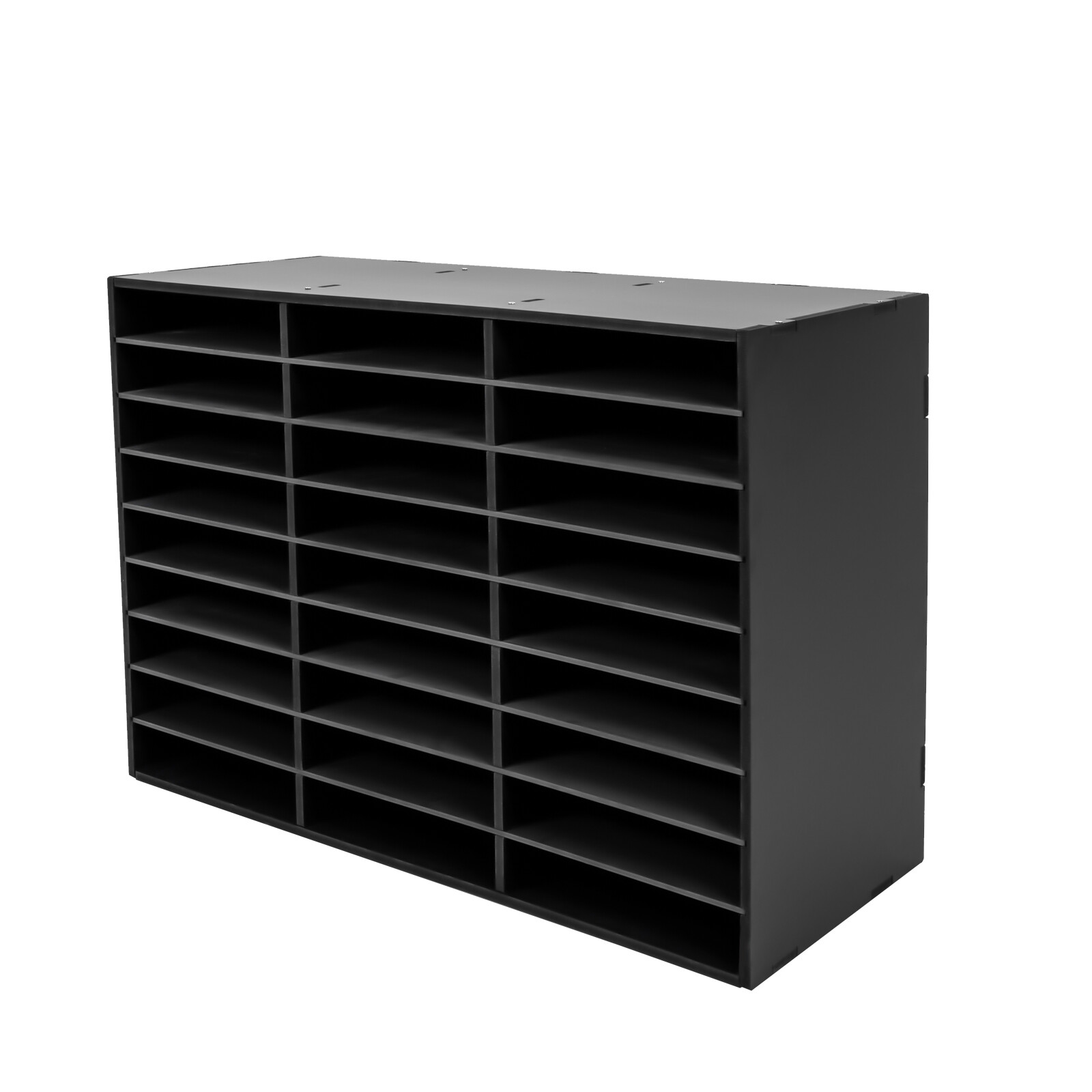 Wood Literature Organizer File Sorter Paper Storage Holder 27 Slots (per 400 A4）