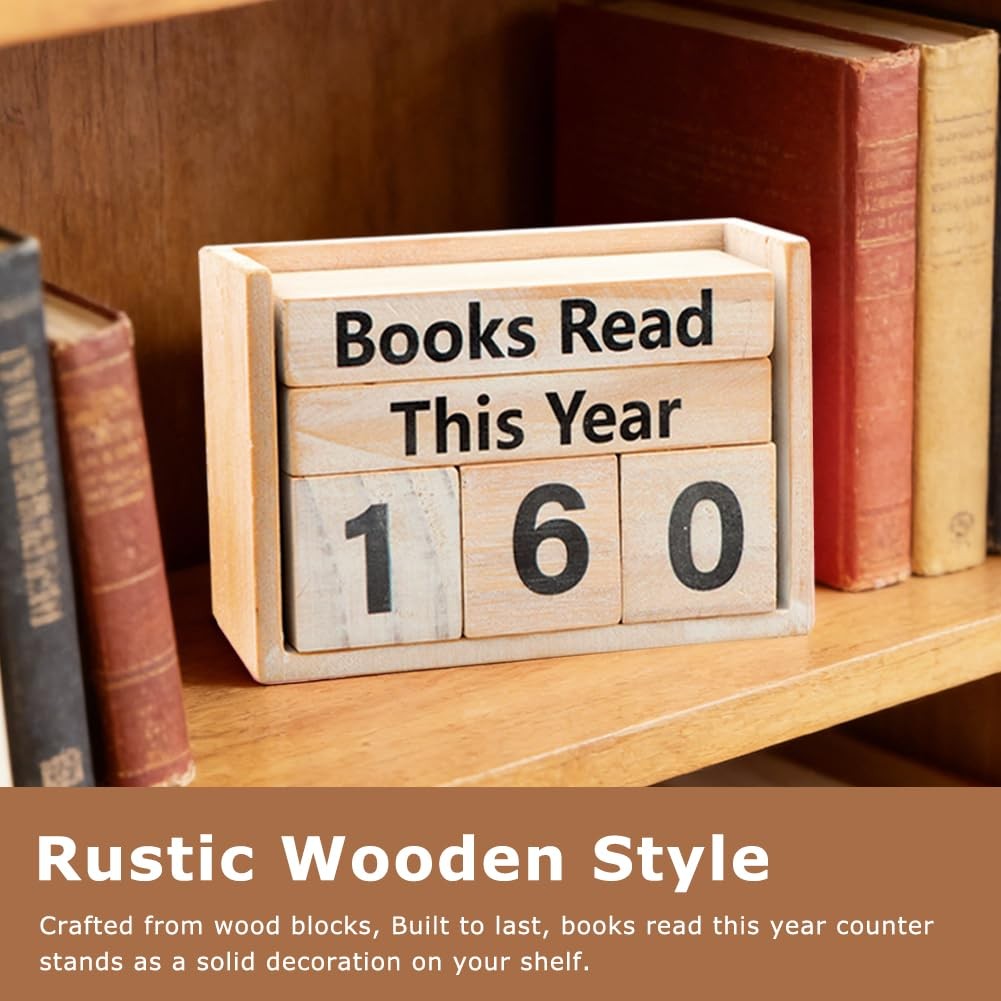 Books Read This Year Counter, Book Counter Sign Up to 999 Bookish Accessories…