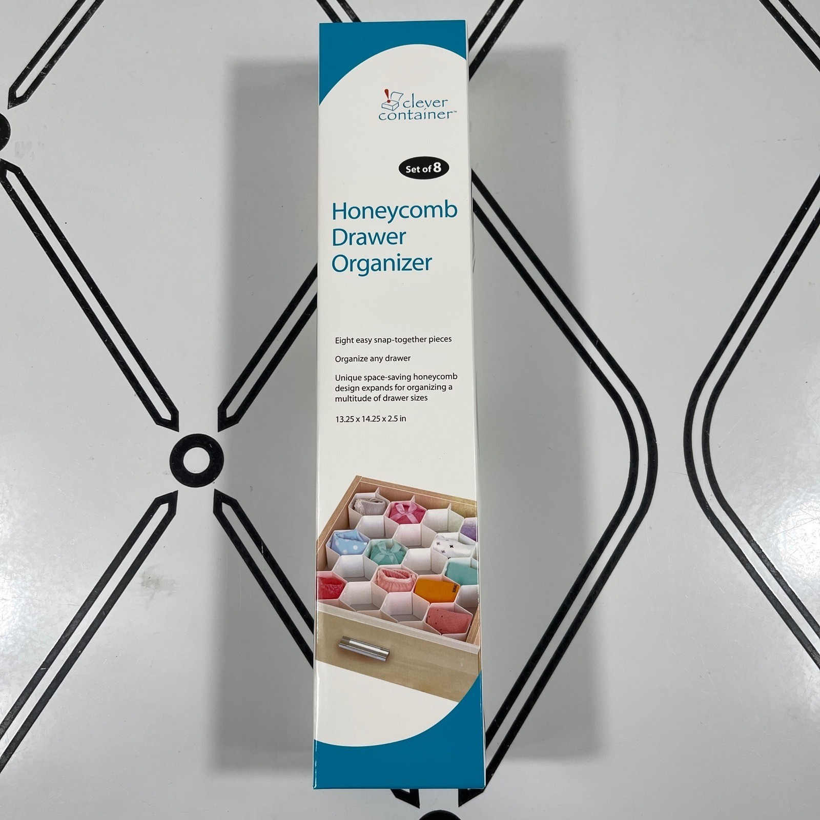 Set of 8 Honeycomb Drawer Organizer Divider Craft Sock Modular Storage